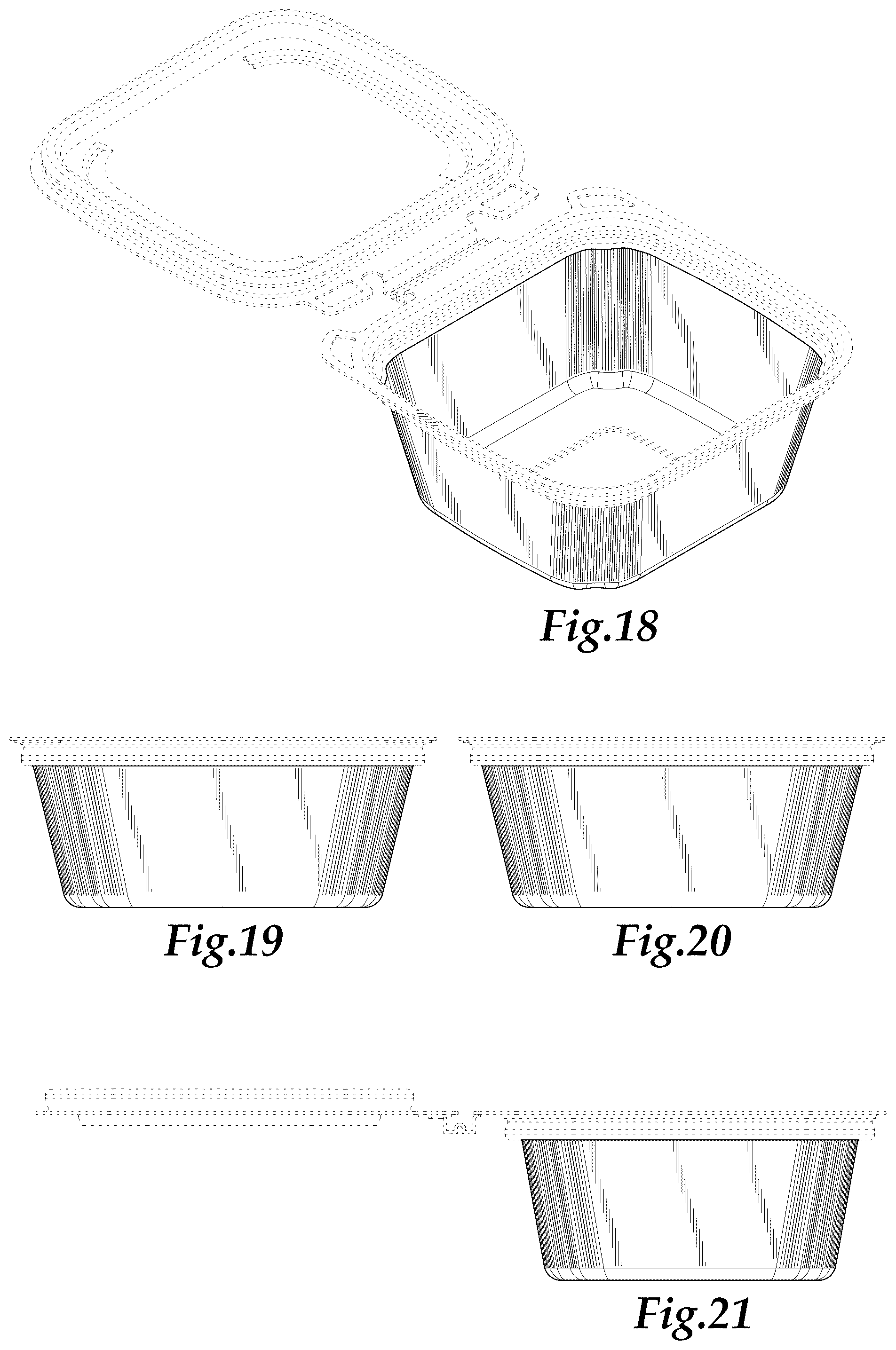 Patent USD1123611 Figure 7 – Container body