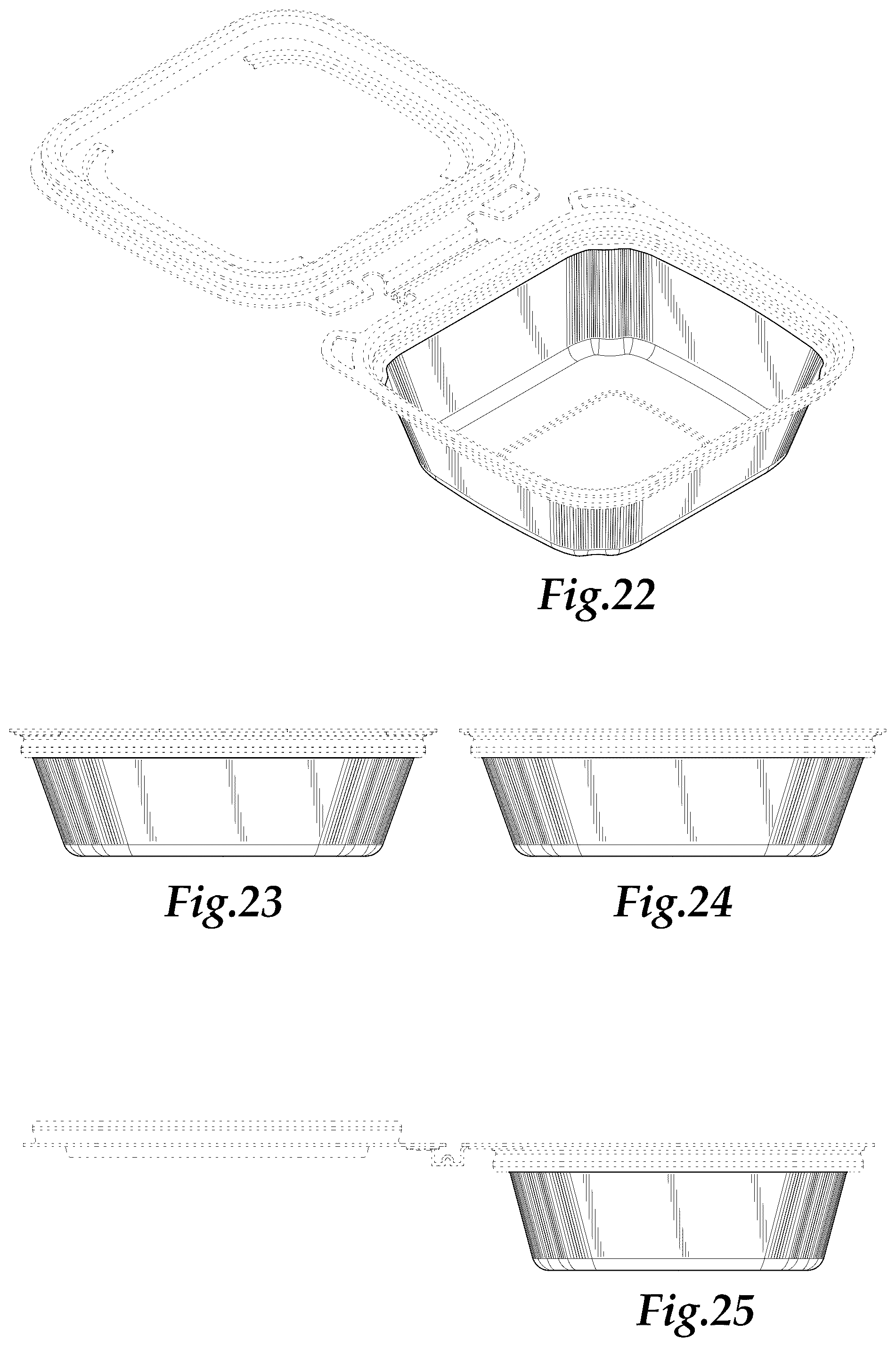 Patent USD1123611 Figure 8 – Container body