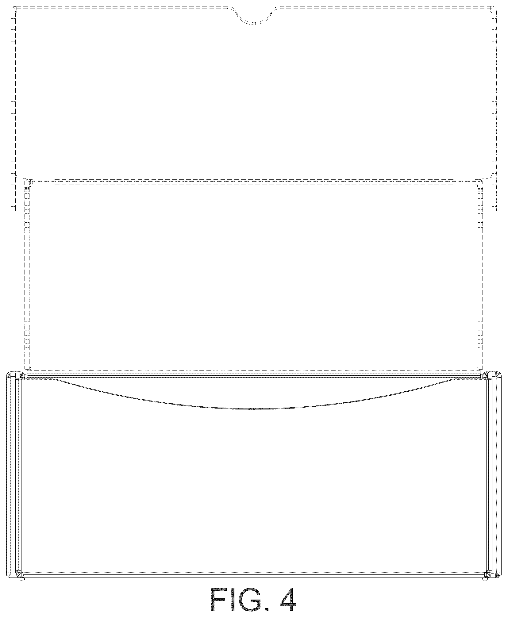 Patent USD1123614 Figure 4 – Dispenser box