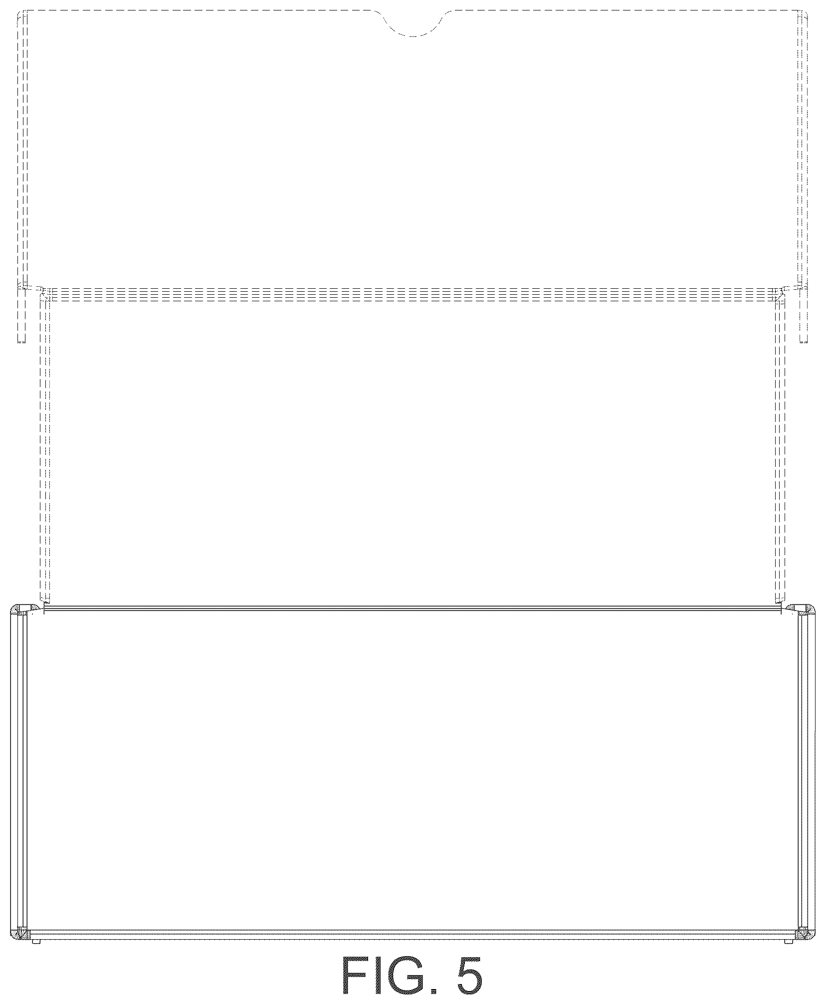 Patent USD1123614 Figure 5 – Dispenser box