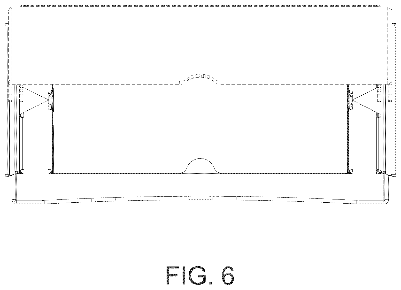 Patent USD1123614 Figure 6 – Dispenser box