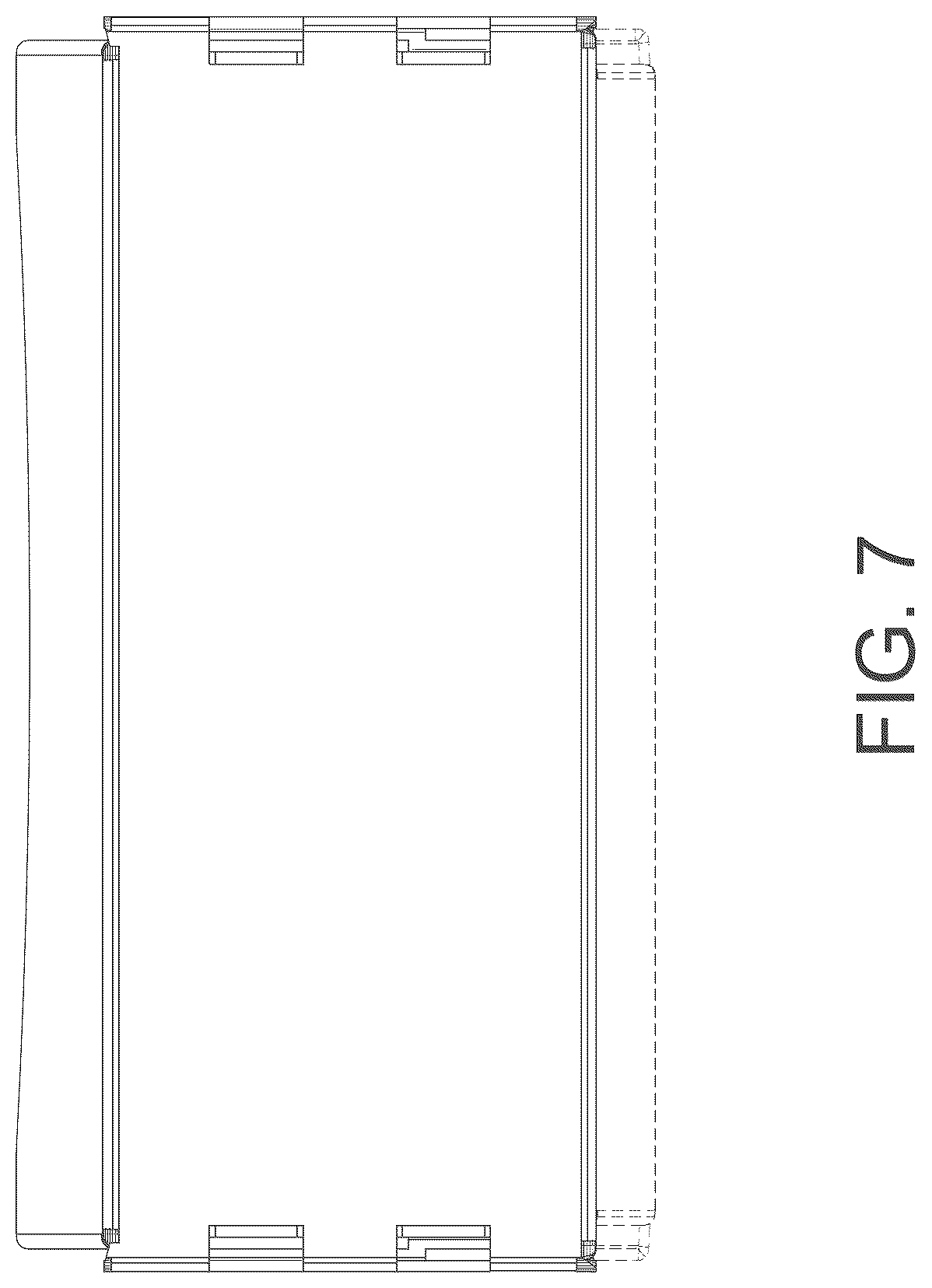 Patent USD1123614 Figure 7 – Dispenser box