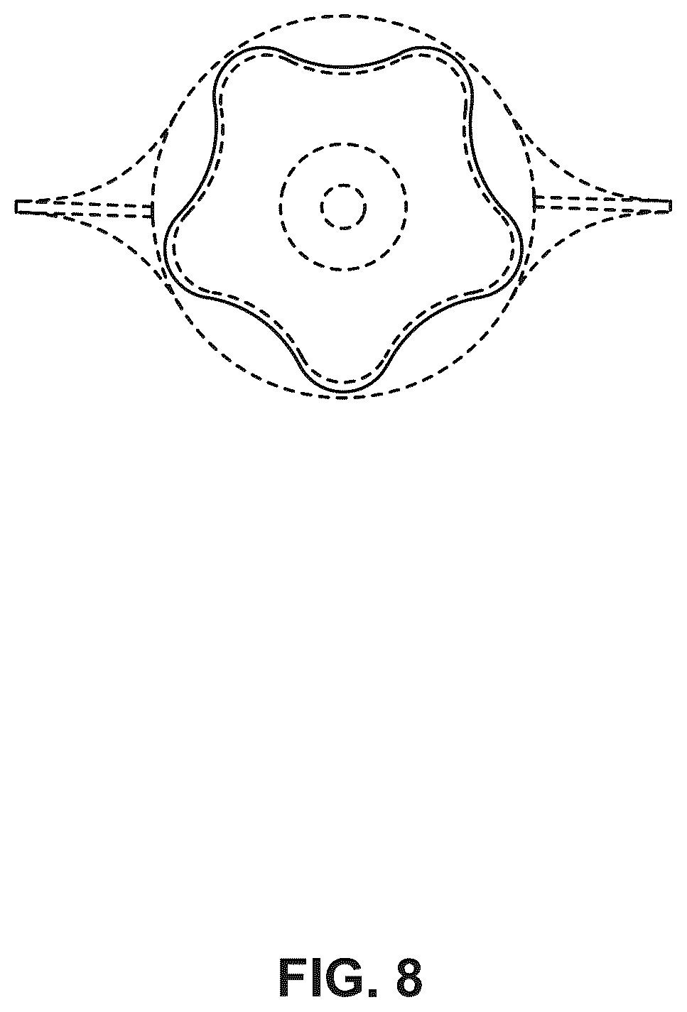 Patent USD1123618 Figure 8 – Ergonomic cap for pain topical products