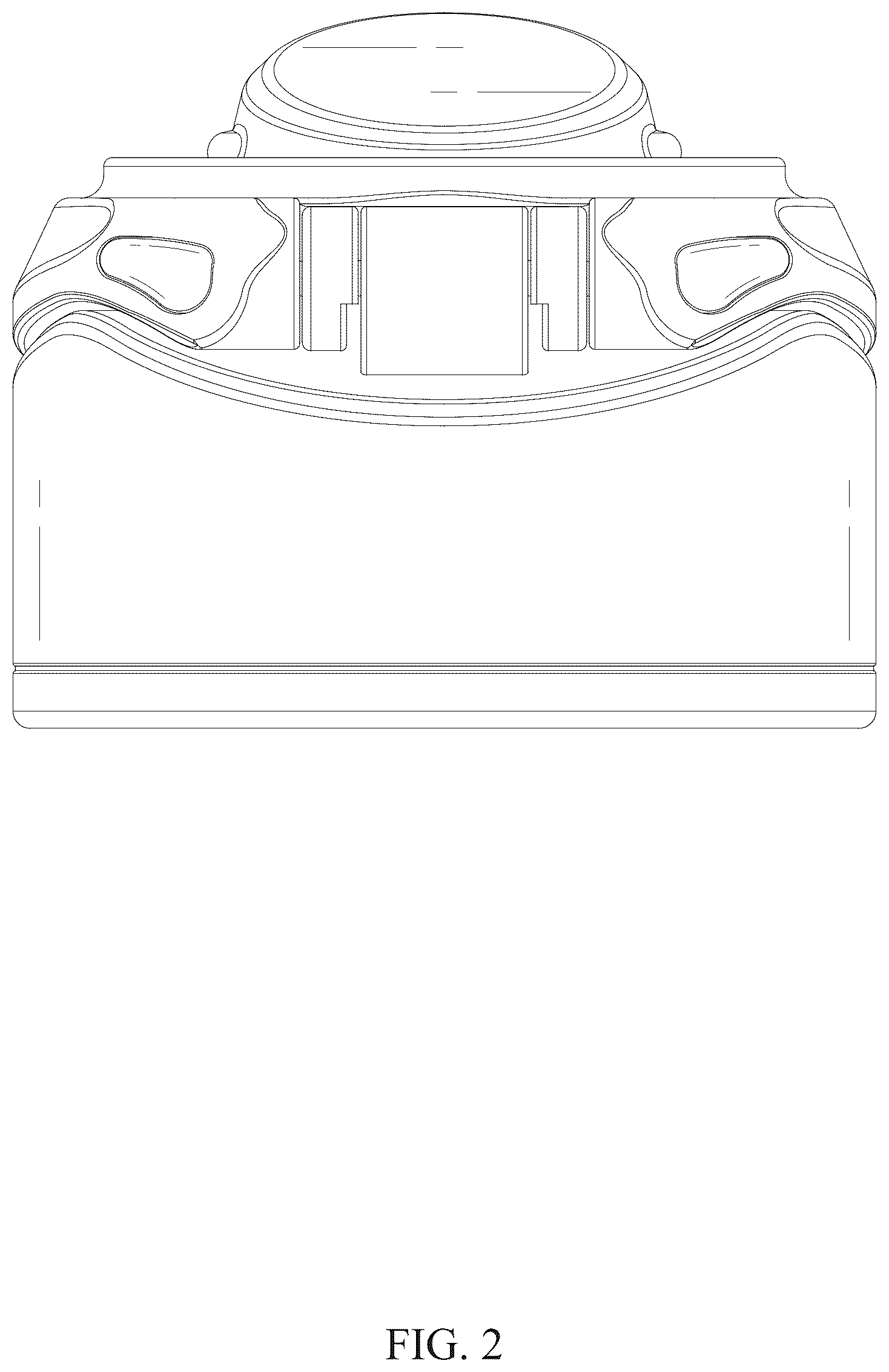 Patent USD1123620 Figure 2 – Sports water bottle lid