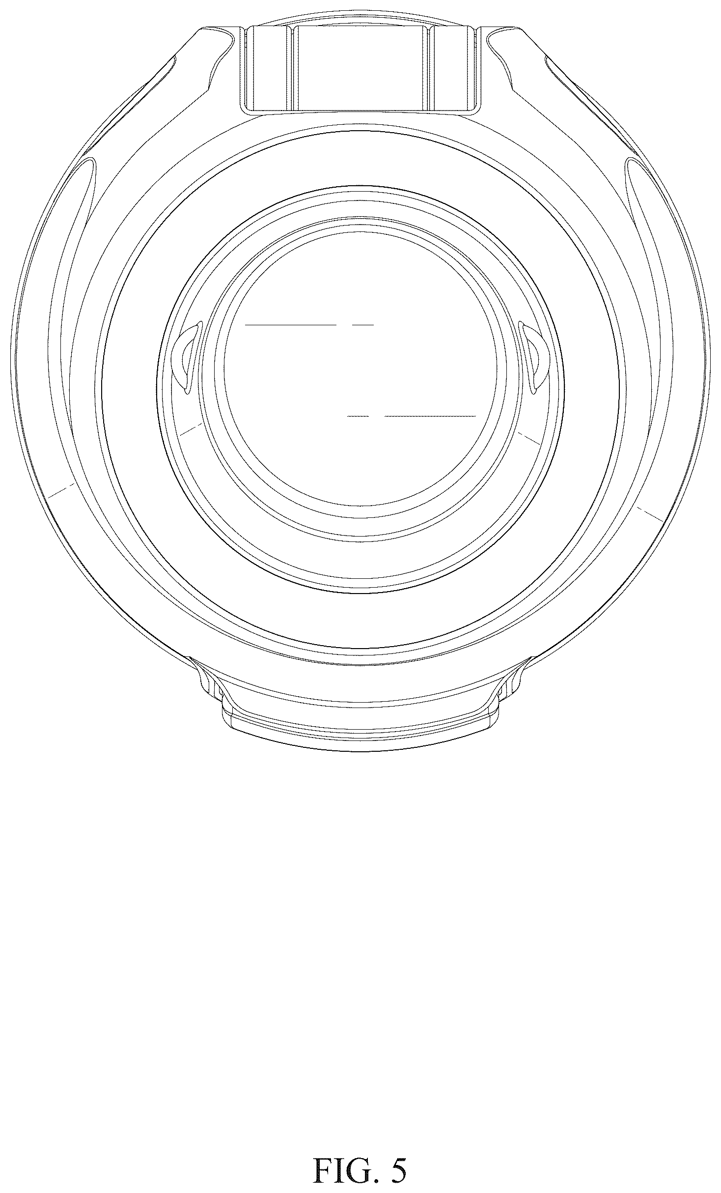 Patent USD1123620 Figure 5 – Sports water bottle lid