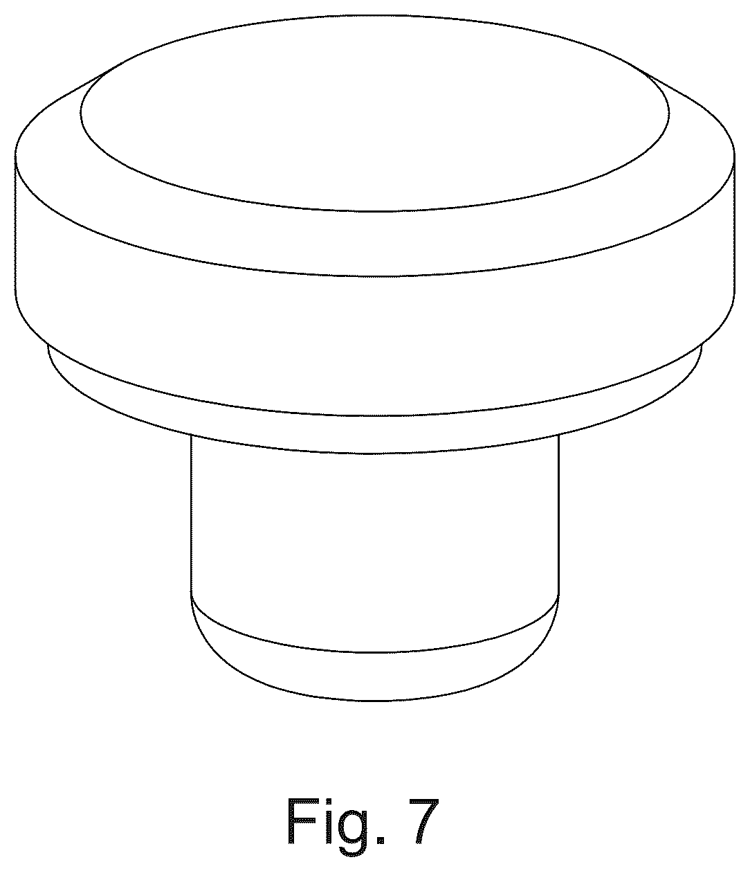 Patent USD1123623 Figure 7 – Bottle cap