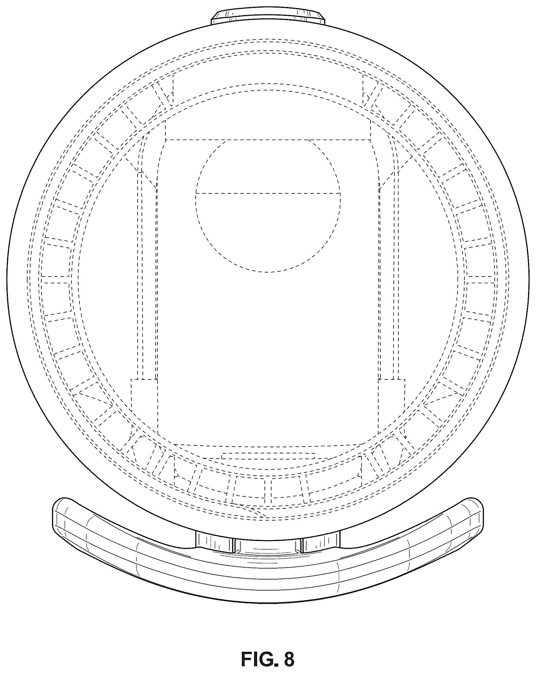 Patent USD1123624 Figure 8 – Bottle cap