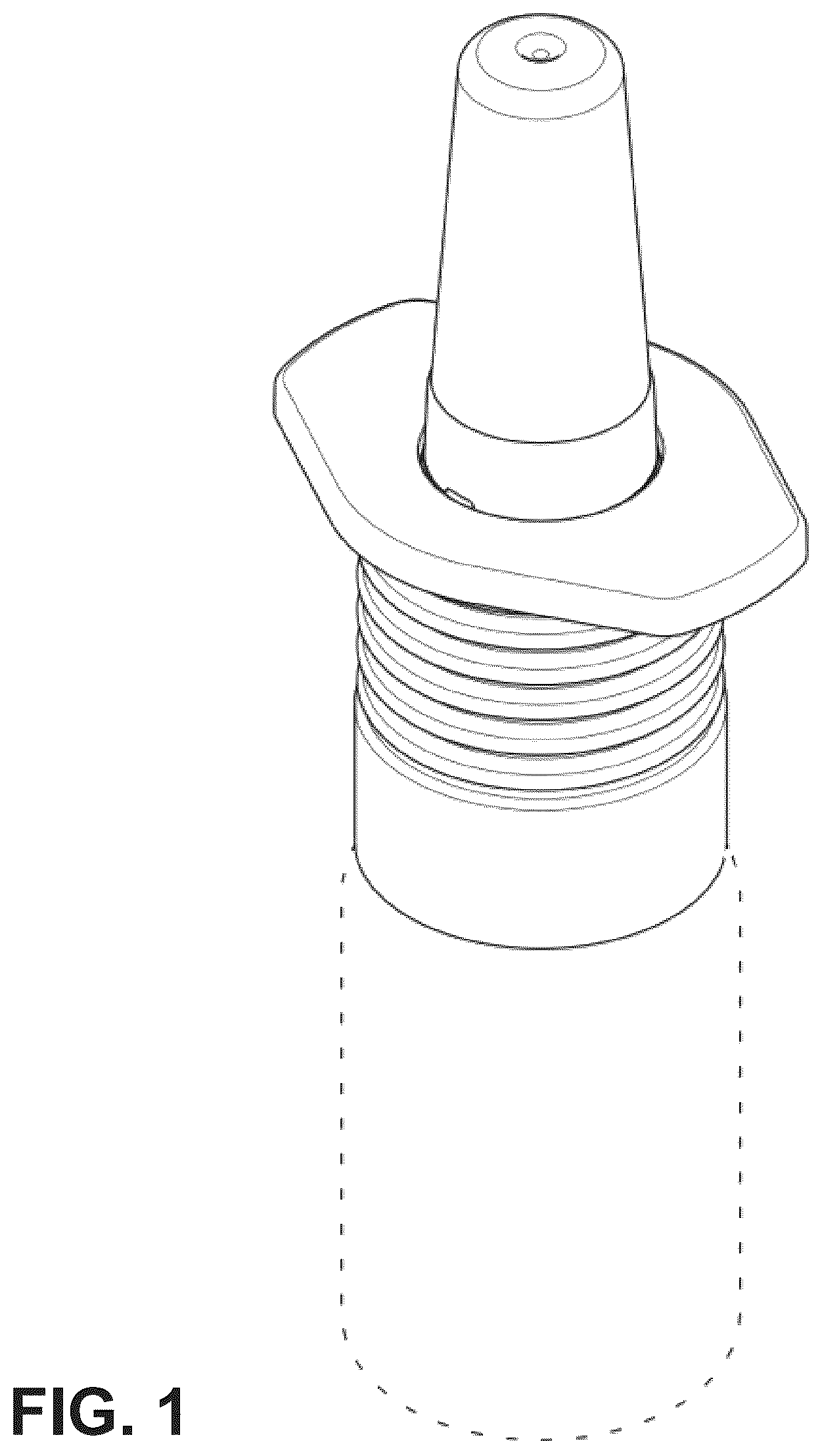 Patent USD1123625 Figure 1 – Fluid dispenser