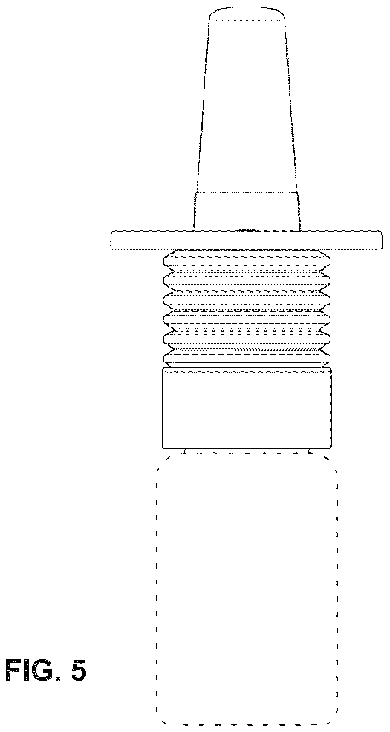 Patent USD1123625 Figure 5 – Fluid dispenser