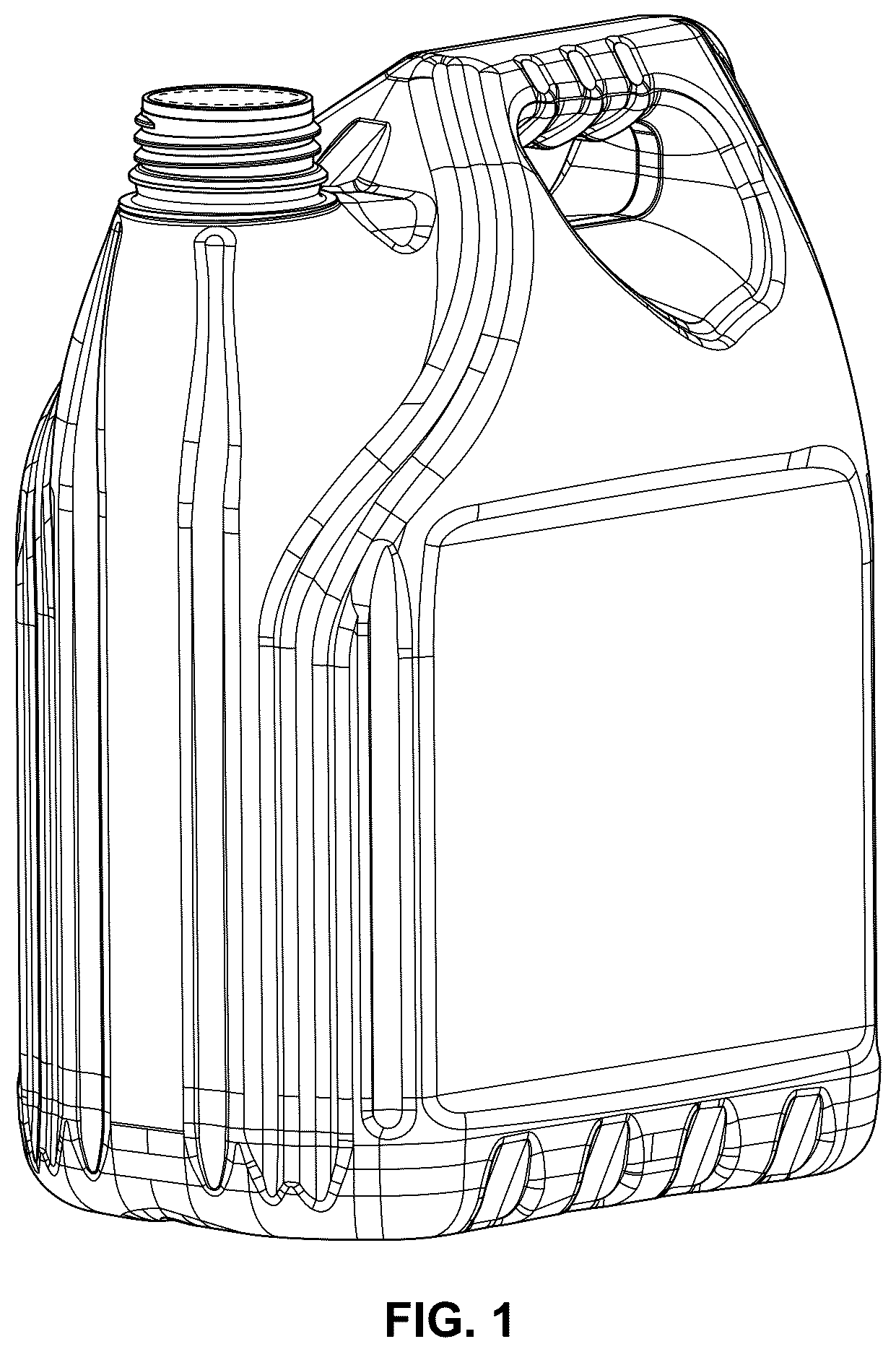 Patent USD1123628 Figure 1 – Lubricant container