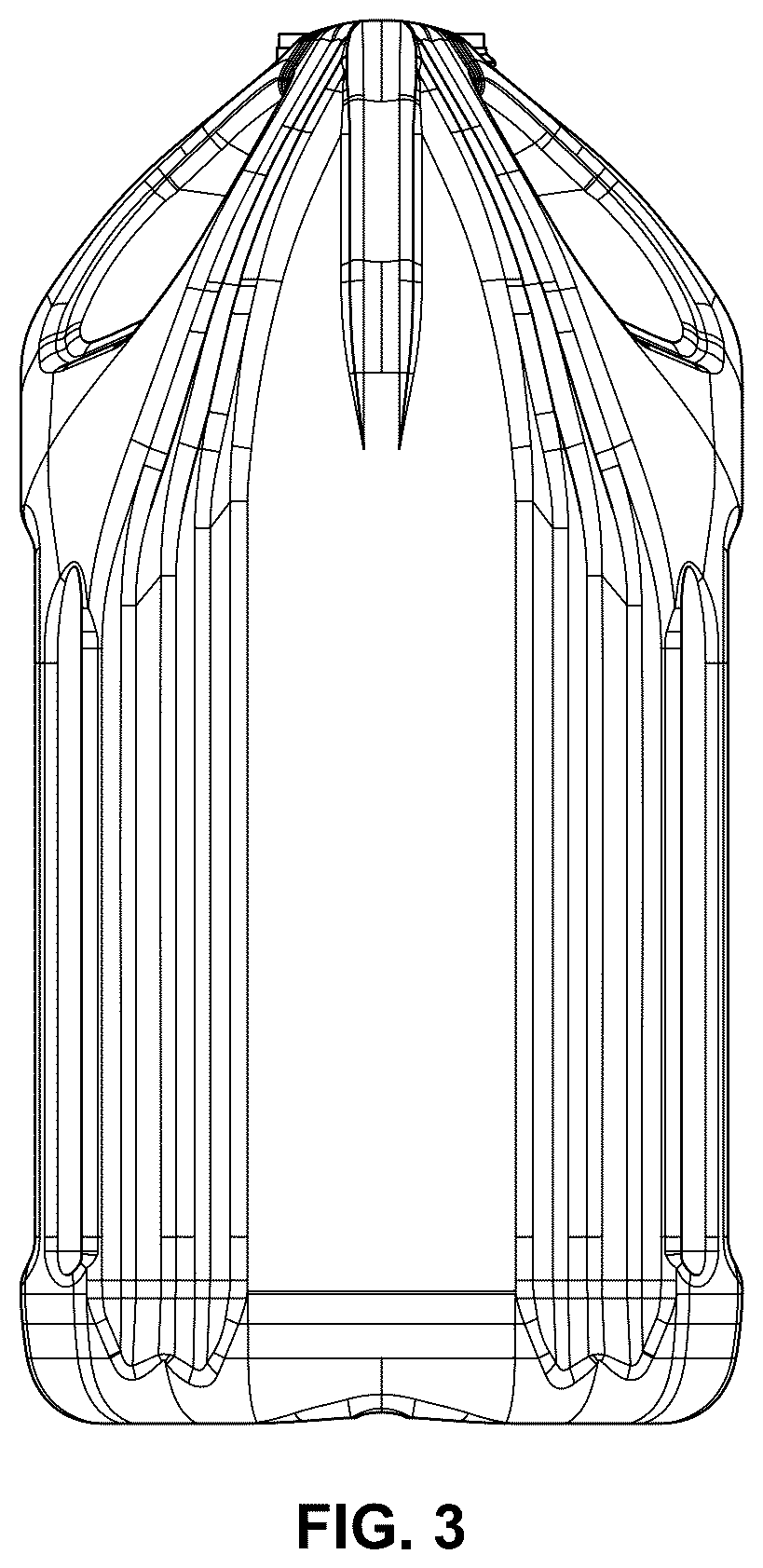 Patent USD1123628 Figure 3 – Lubricant container