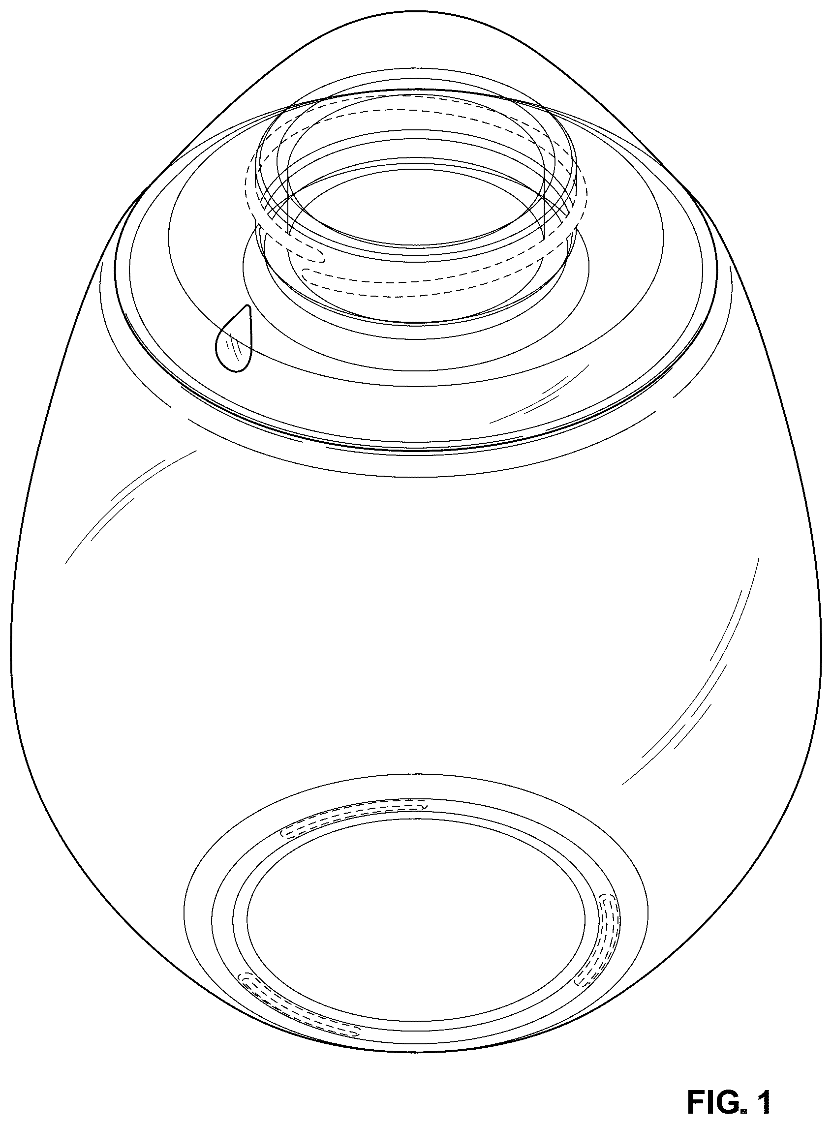 Patent USD1123629 Figure 1 – Bottle