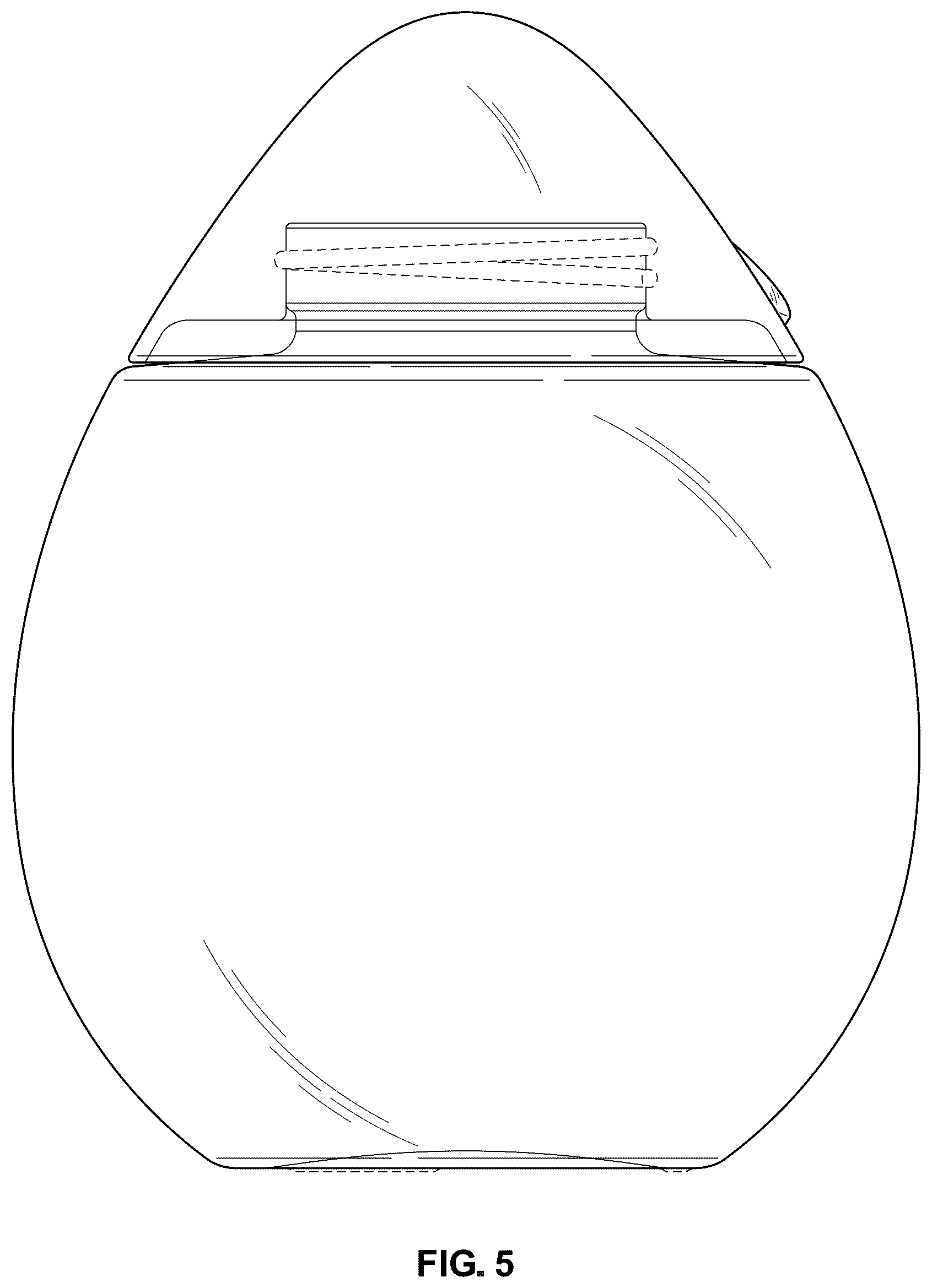 Patent USD1123629 Figure 5 – Bottle