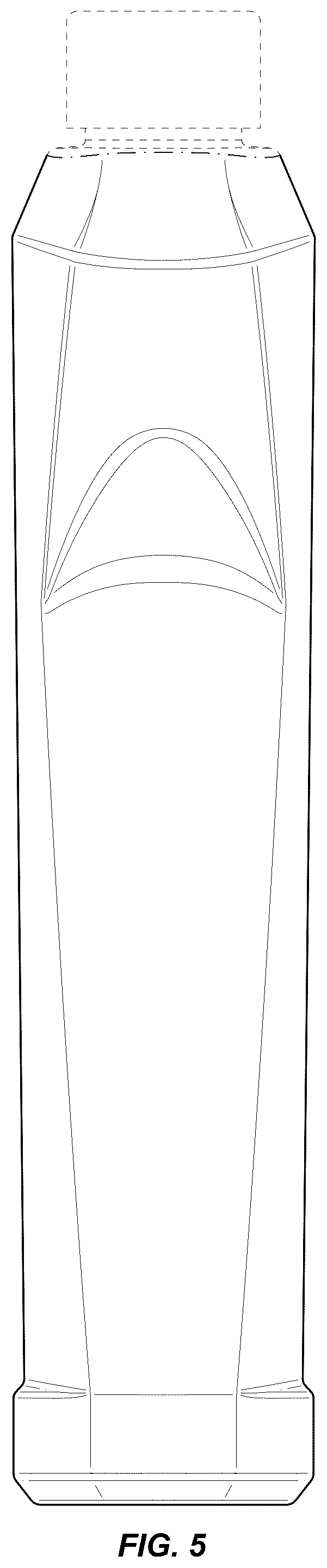 Patent USD1123632 Figure 5 – Bottle