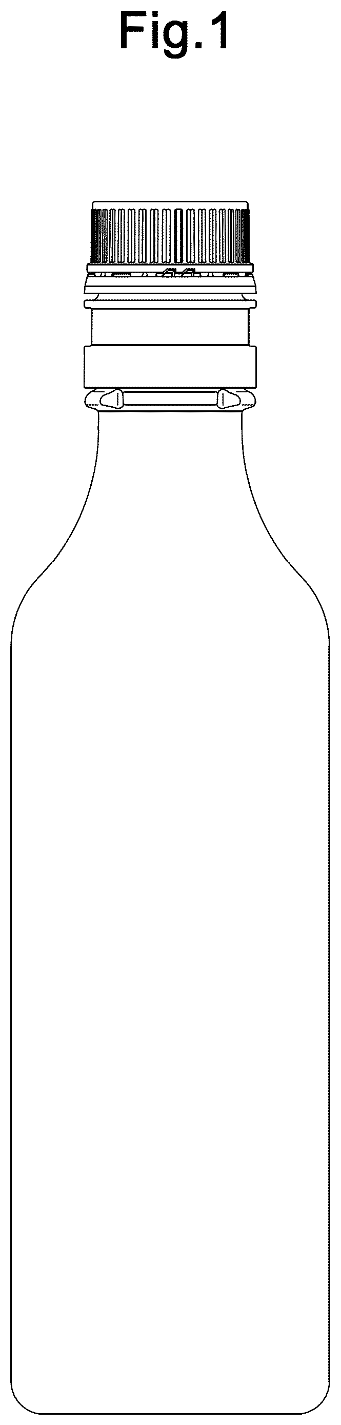 Patent USD1123634 Figure 1 – Packaging bottle