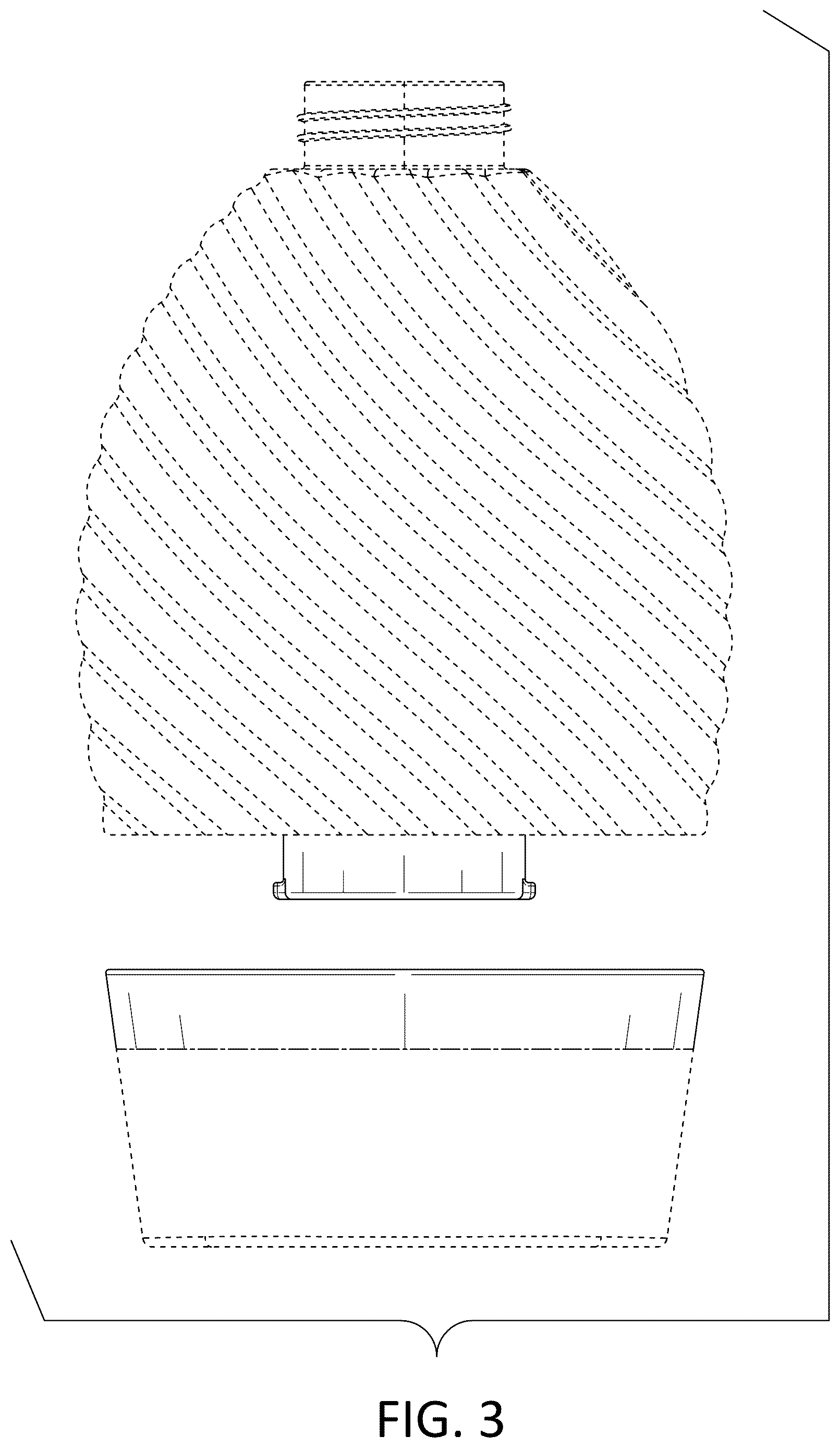 Patent USD1123635 Figure 3 – Combined storage container and fragrance dispensing unit