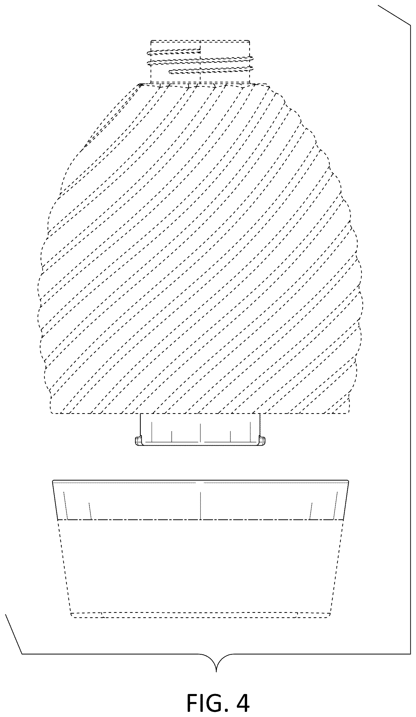 Patent USD1123635 Figure 4 – Combined storage container and fragrance dispensing unit