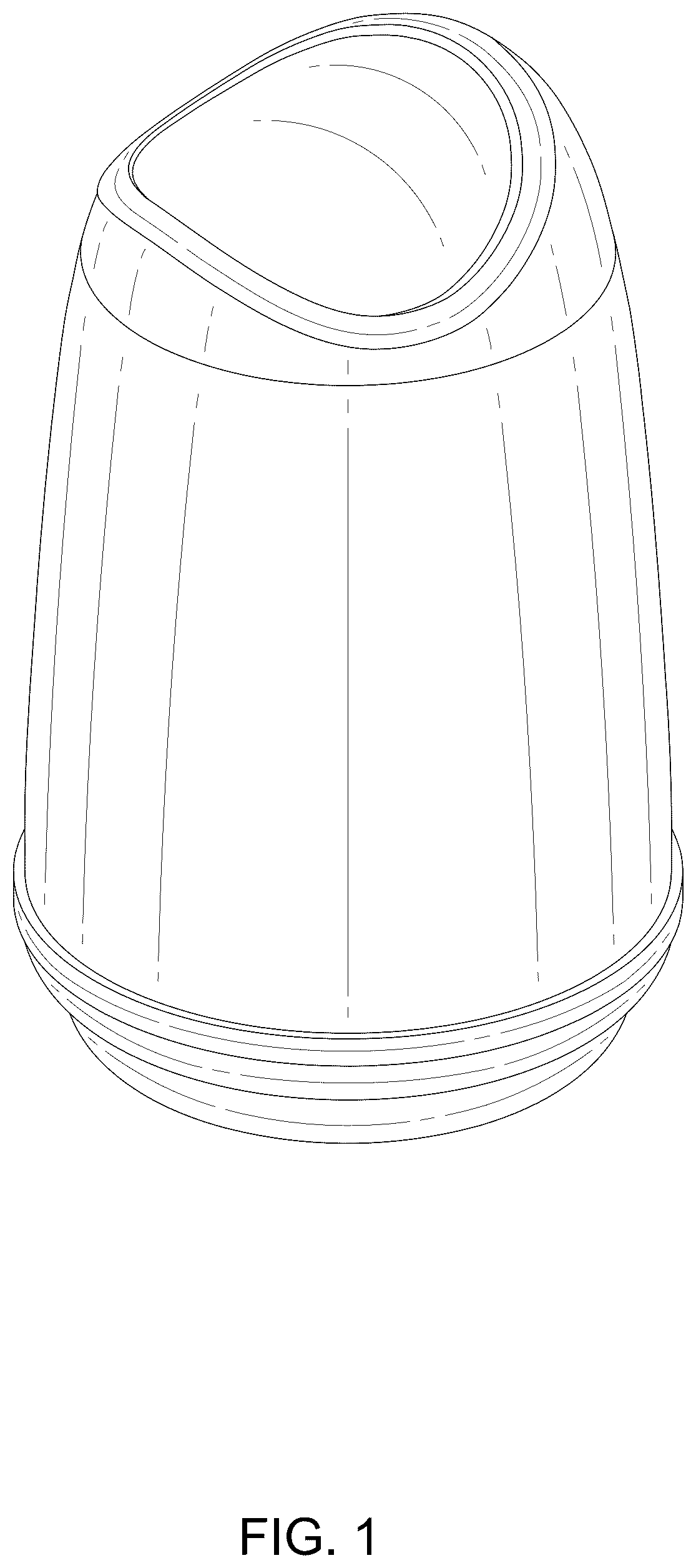 Patent USD1123636 Figure 1 – Bottle