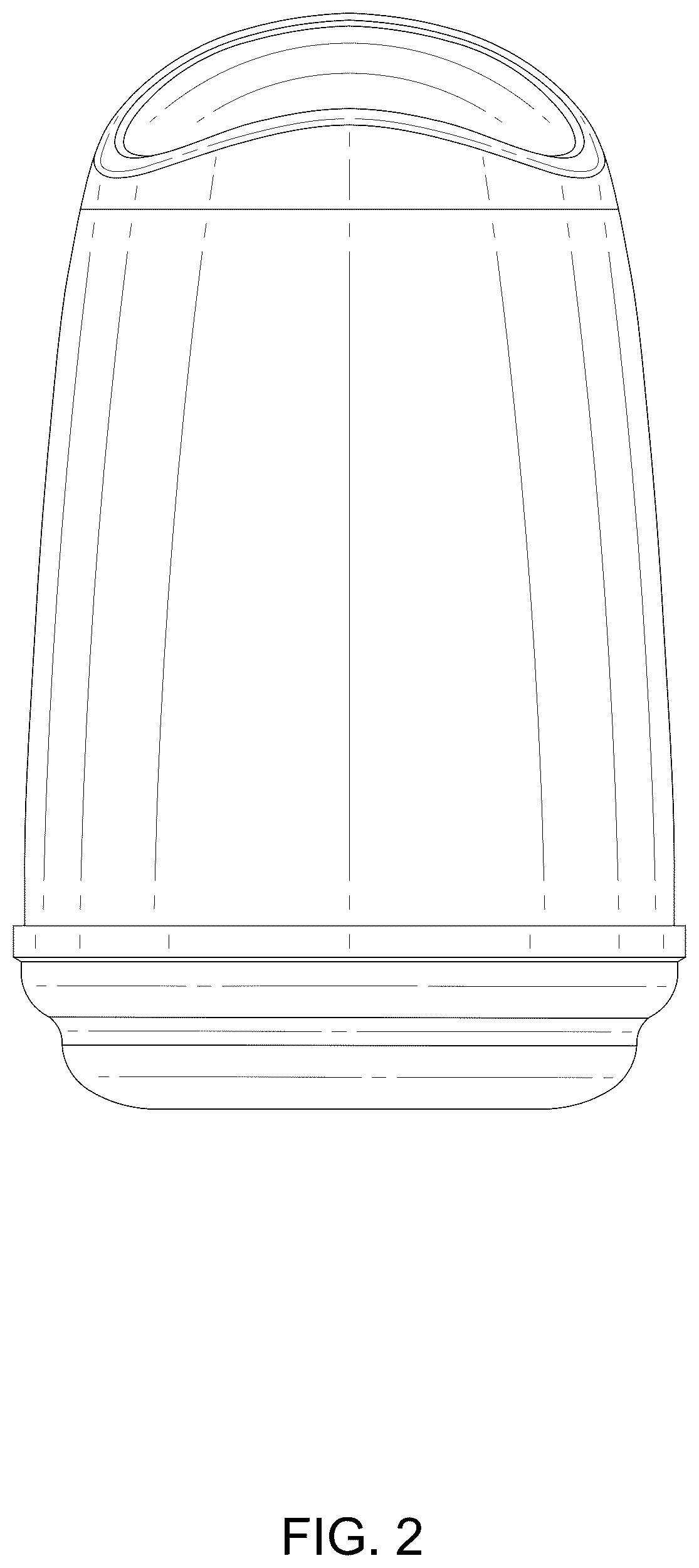 Patent USD1123636 Figure 2 – Bottle