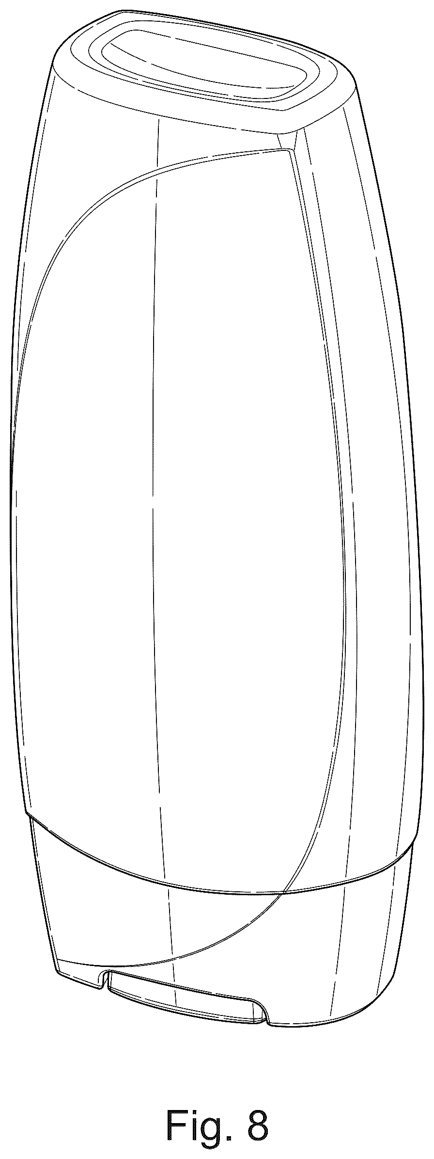 Patent USD1123637 Figure 5 – Bottle