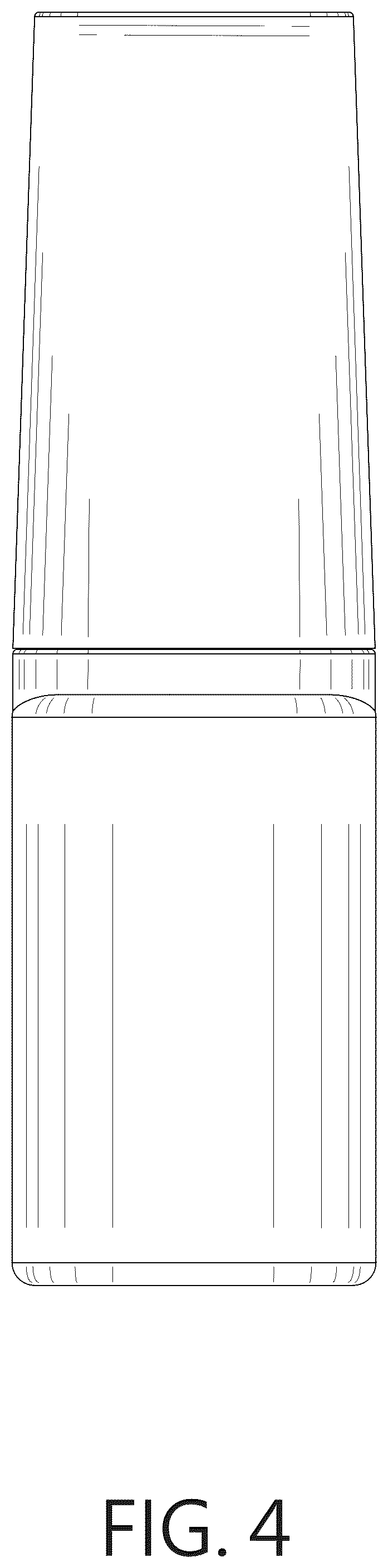 Patent USD1123640 Figure 4 – Cosmetics bottle