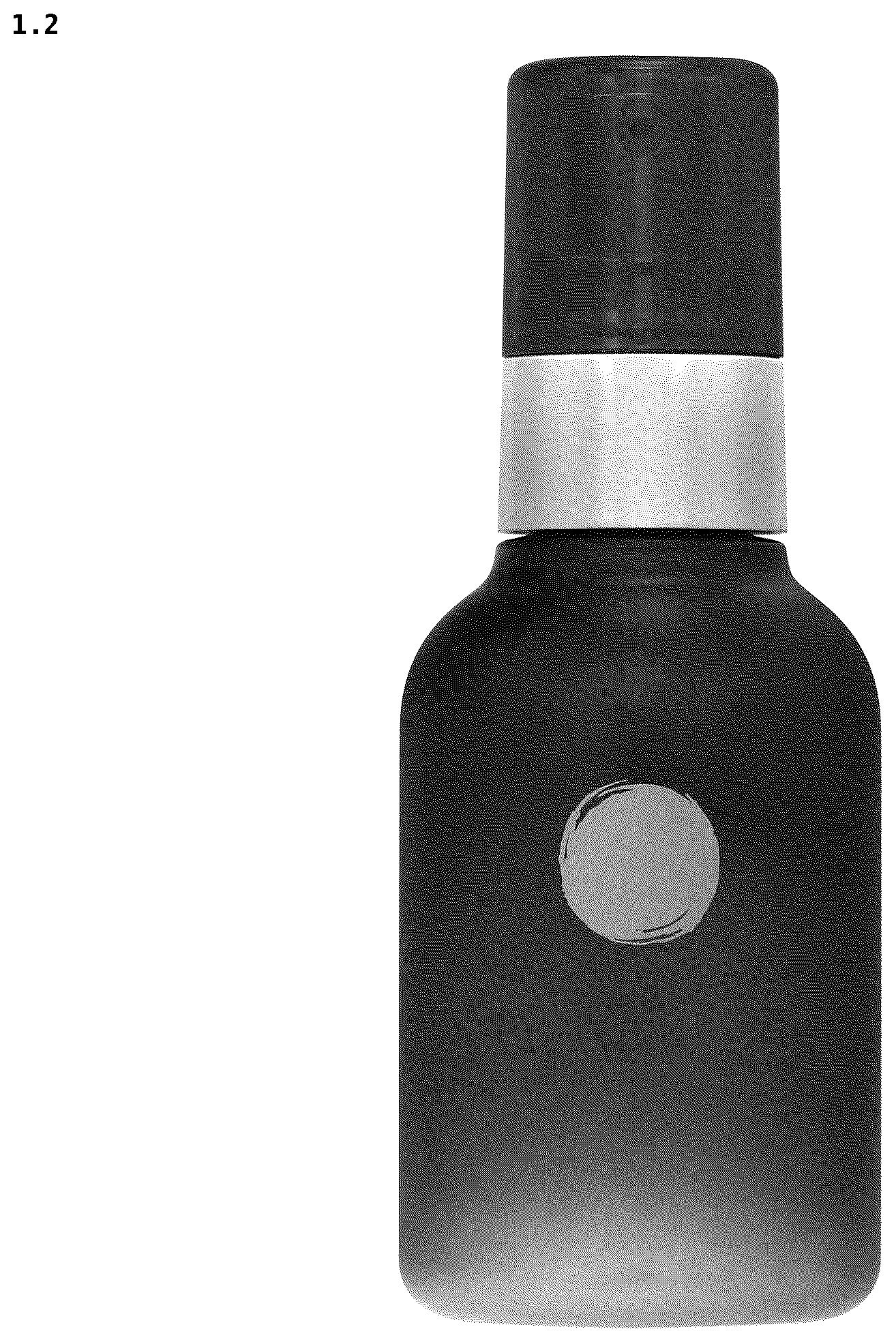 Patent USD1123642 Figure 2 – Spray bottle