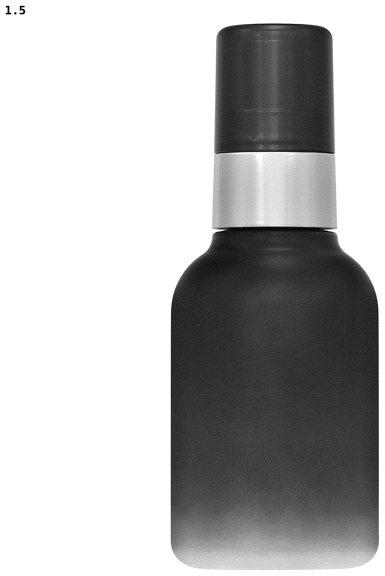 Patent USD1123642 Figure 5 – Spray bottle