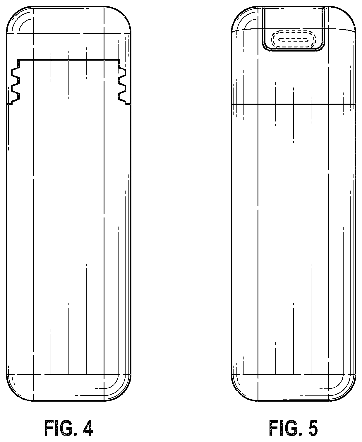 Patent USD1123645 Figure 4 – Combined container and dispenser