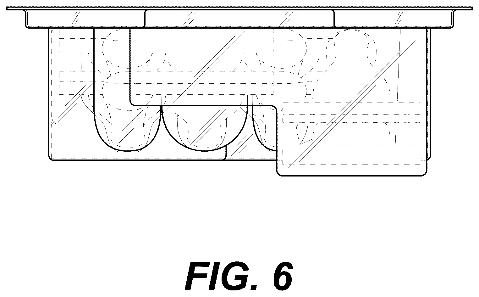 Patent USD1123646 Figure 6 – Package for a razor set