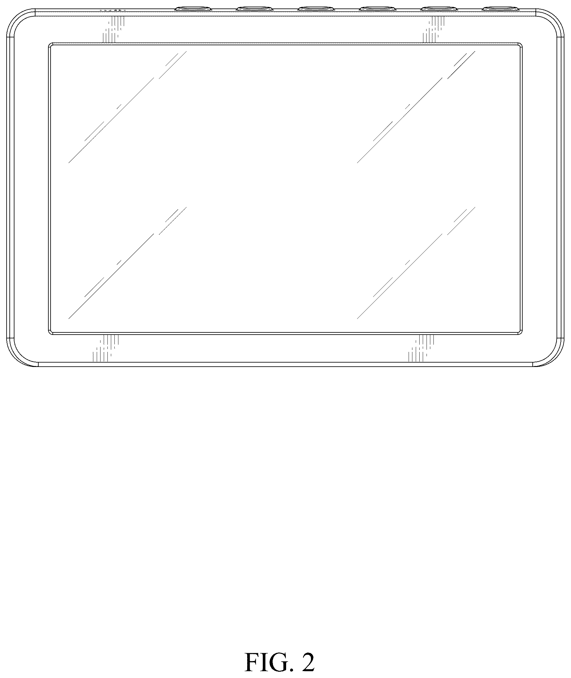 Patent USD1123647 Figure 2 – Digital clock