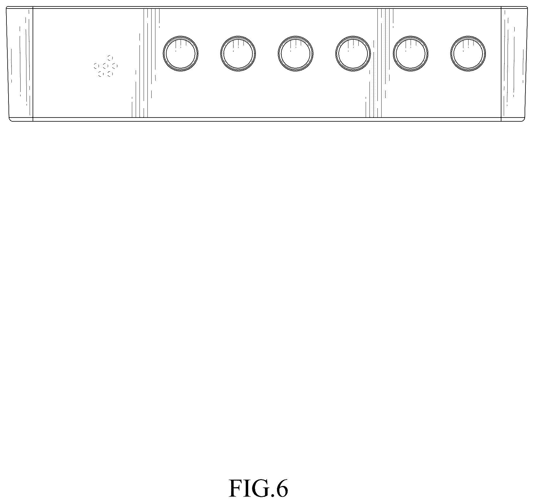 Patent USD1123647 Figure 6 – Digital clock