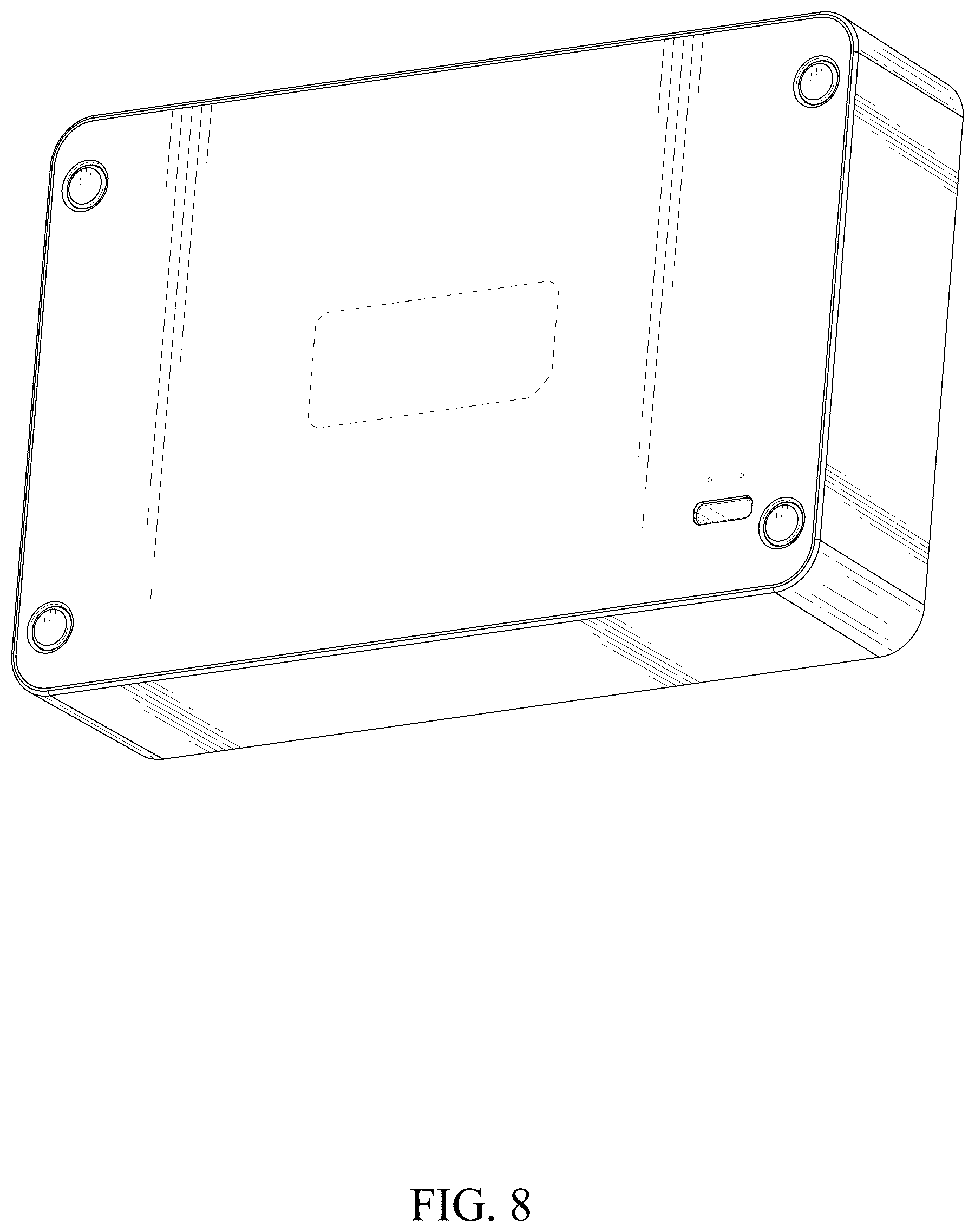 Patent USD1123647 Figure 8 – Digital clock