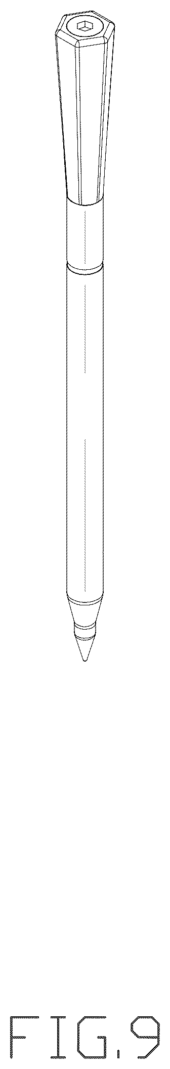 Patent USD1123651 Figure 9 – Wireless meat thermometer
