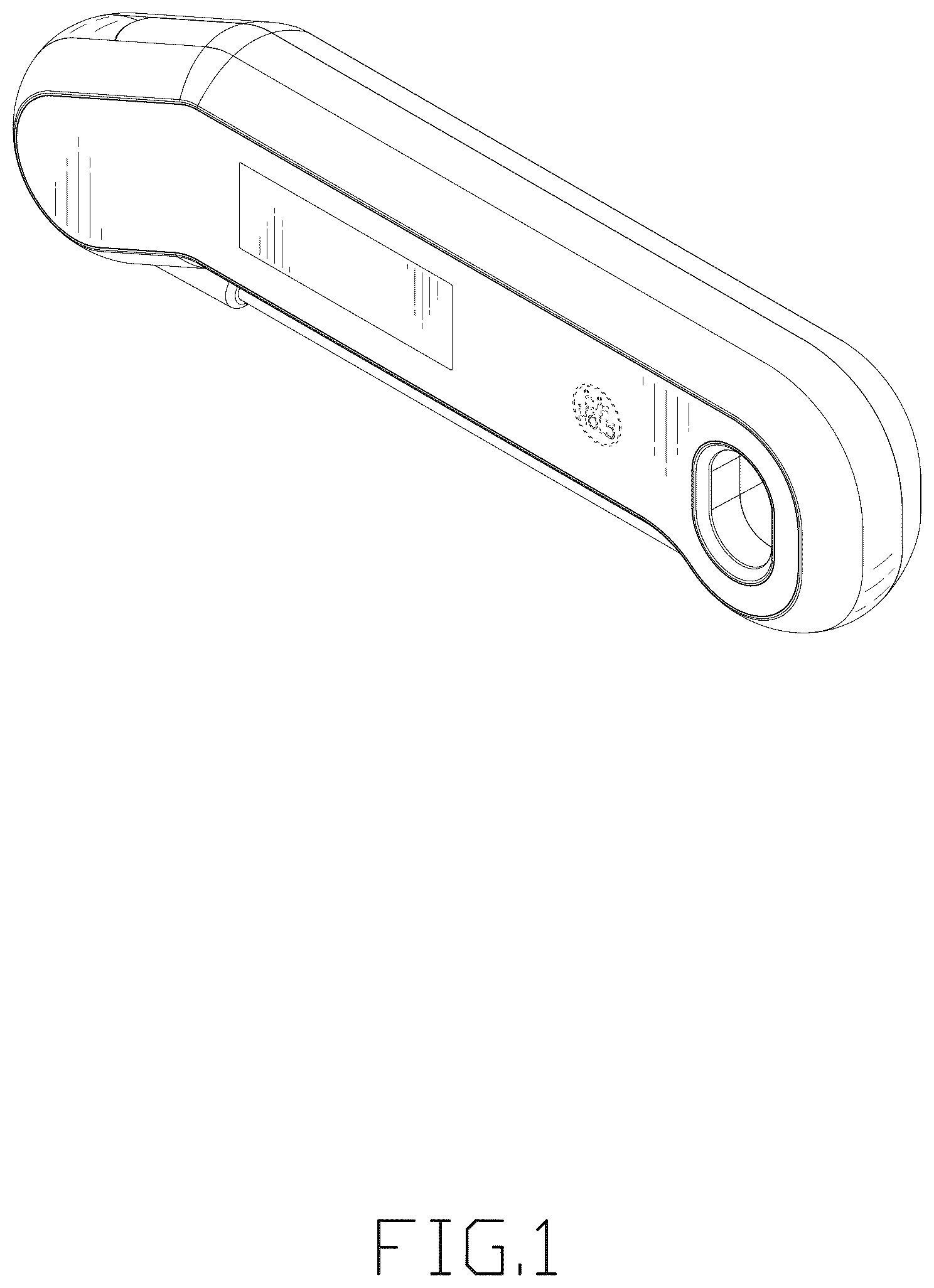 Patent USD1123654 Figure 1 – Digital meat thermometer