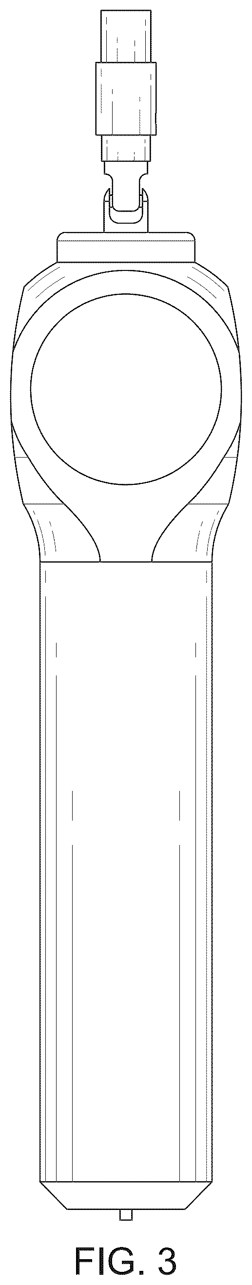 Patent USD1123665 Figure 3 – Tracking handle