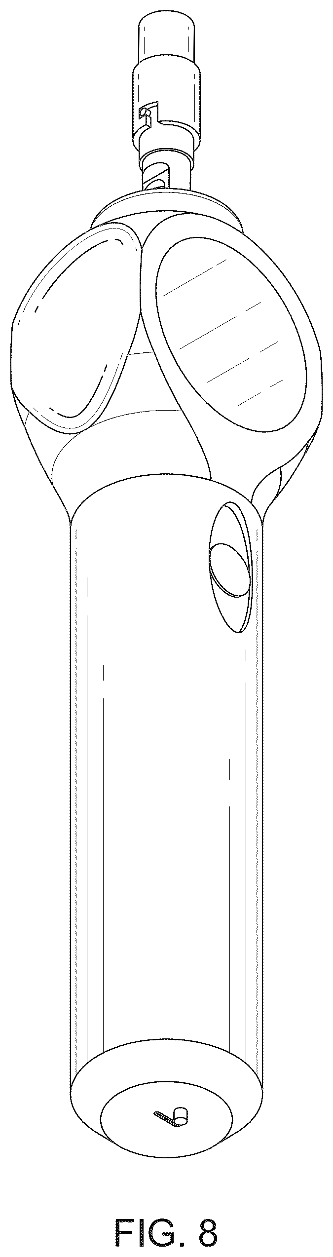 Patent USD1123665 Figure 7 – Tracking handle