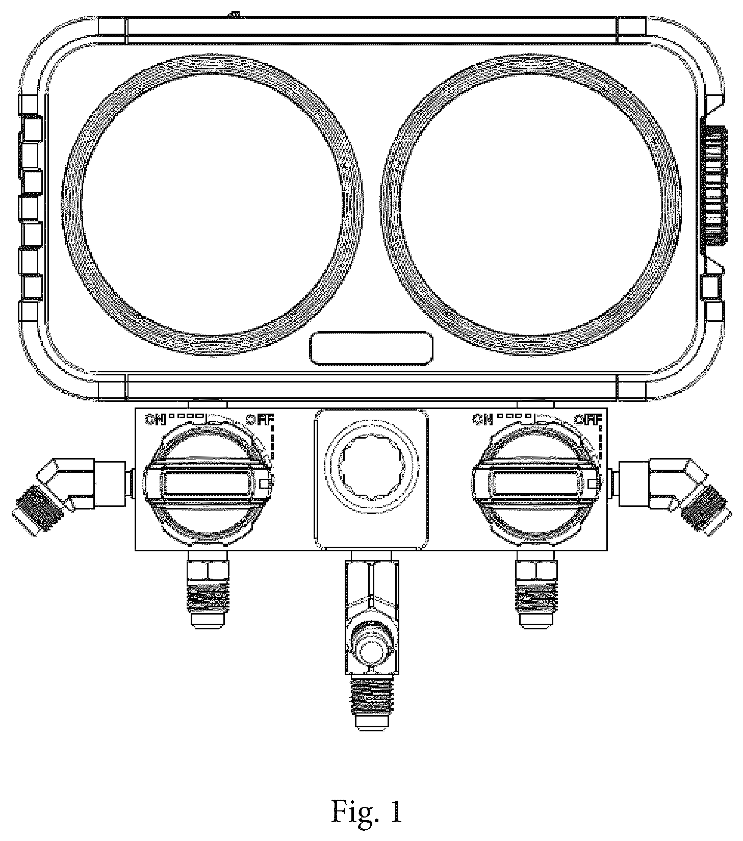 Patent USD1123668 Figure 1 – Pressure gauge