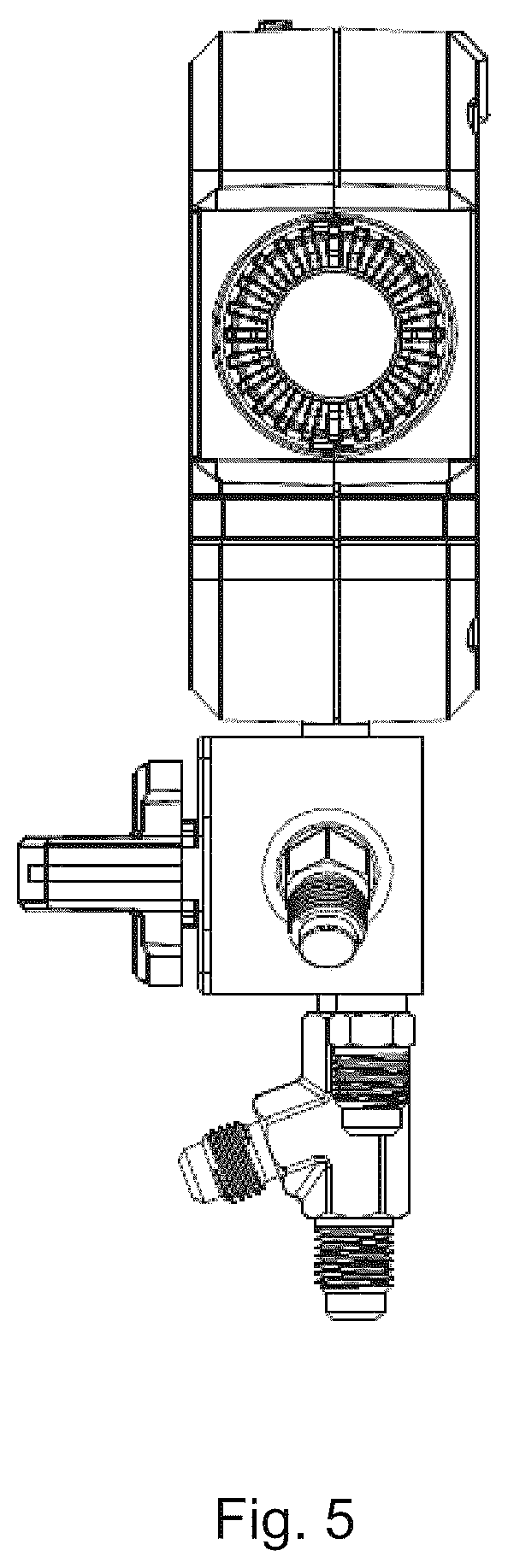 Patent USD1123668 Figure 5 – Pressure gauge