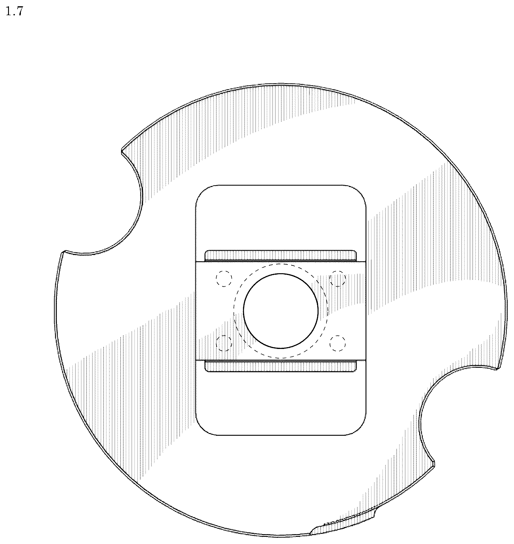 Patent USD1123669 Figure 7 – Disc-shaped sample holder for measuring instruments