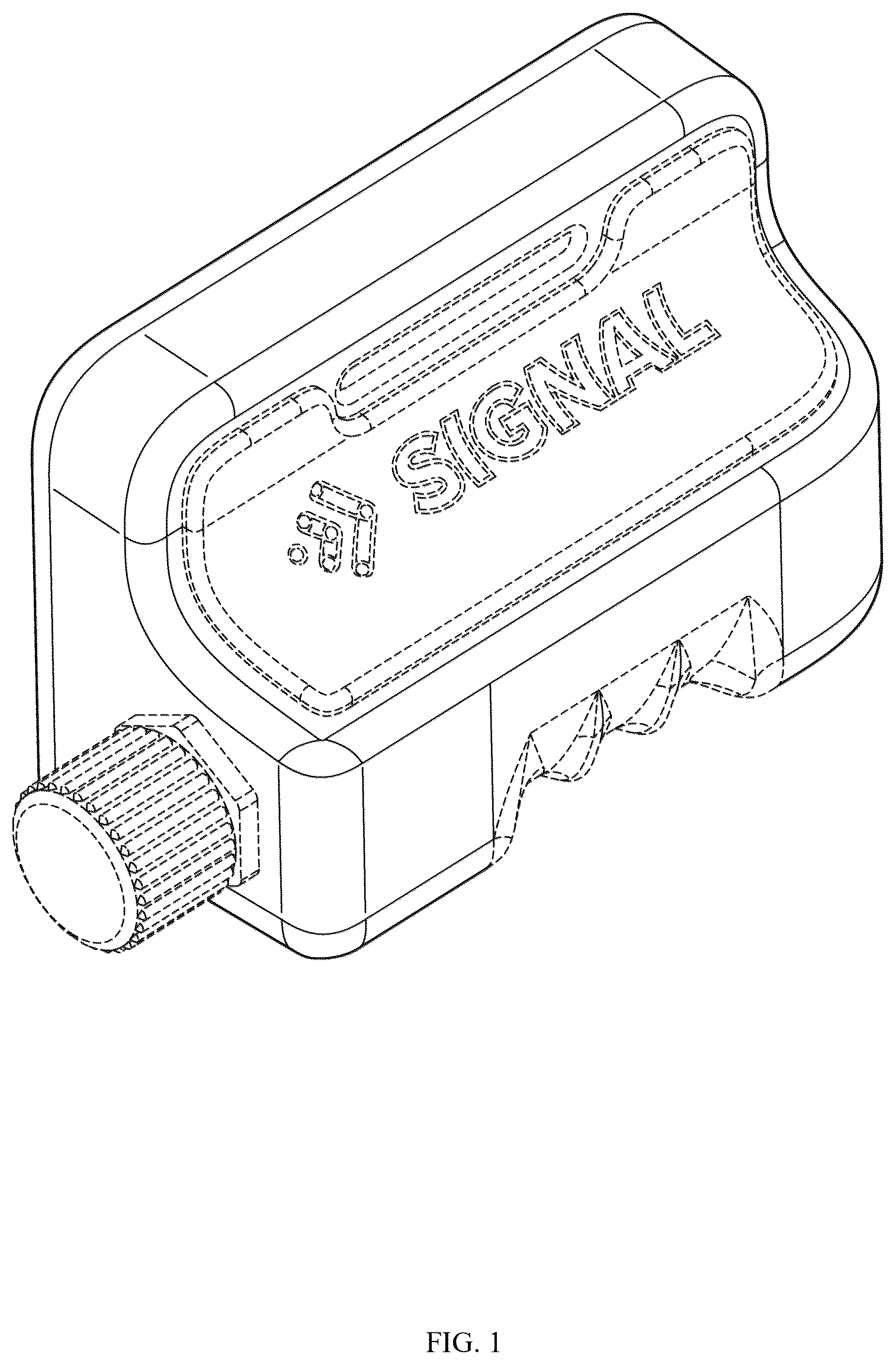 Patent USD1123670 Figure 1 – Signaling device