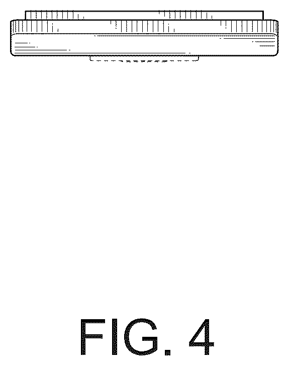 Patent USD1123672 Figure 4 – Control panel for elevator