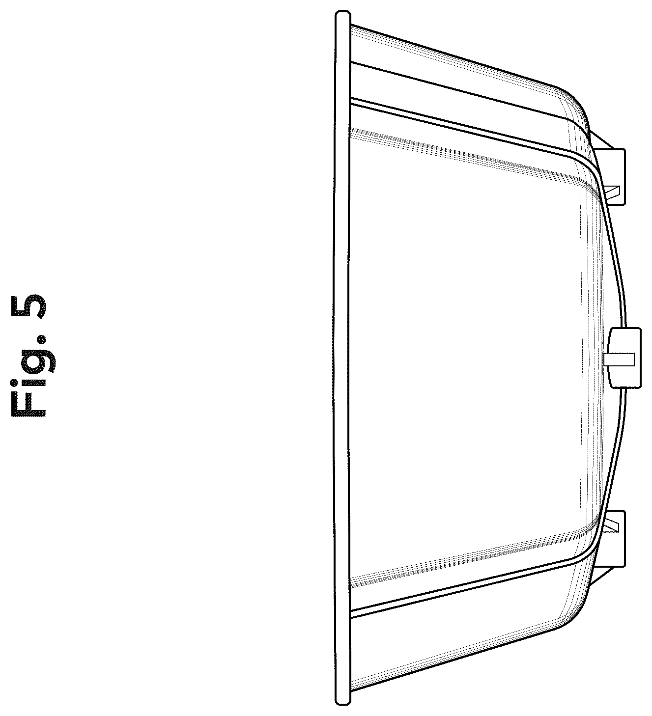 Patent USD1123675 Figure 5 – Siren speaker housing