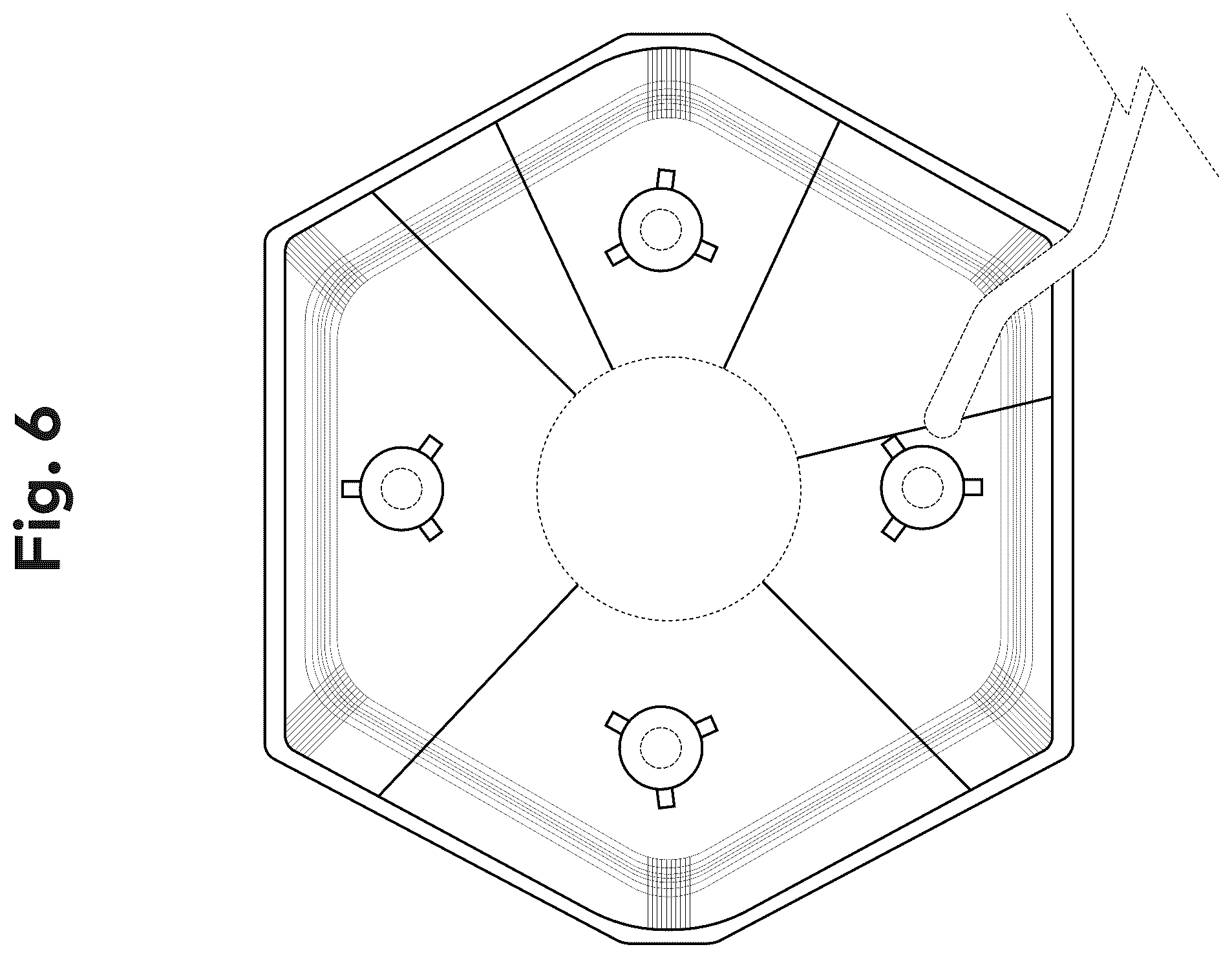 Patent USD1123675 Figure 6 – Siren speaker housing