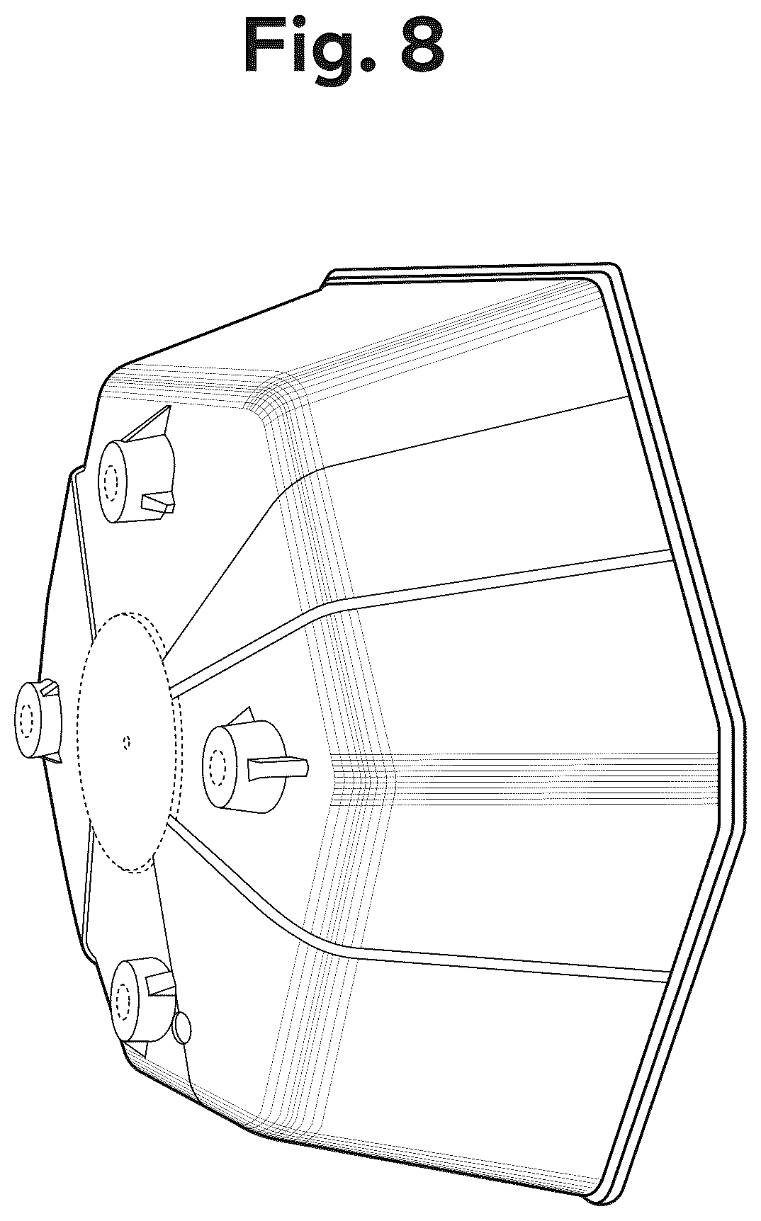 Patent USD1123675 Figure 8 – Siren speaker housing