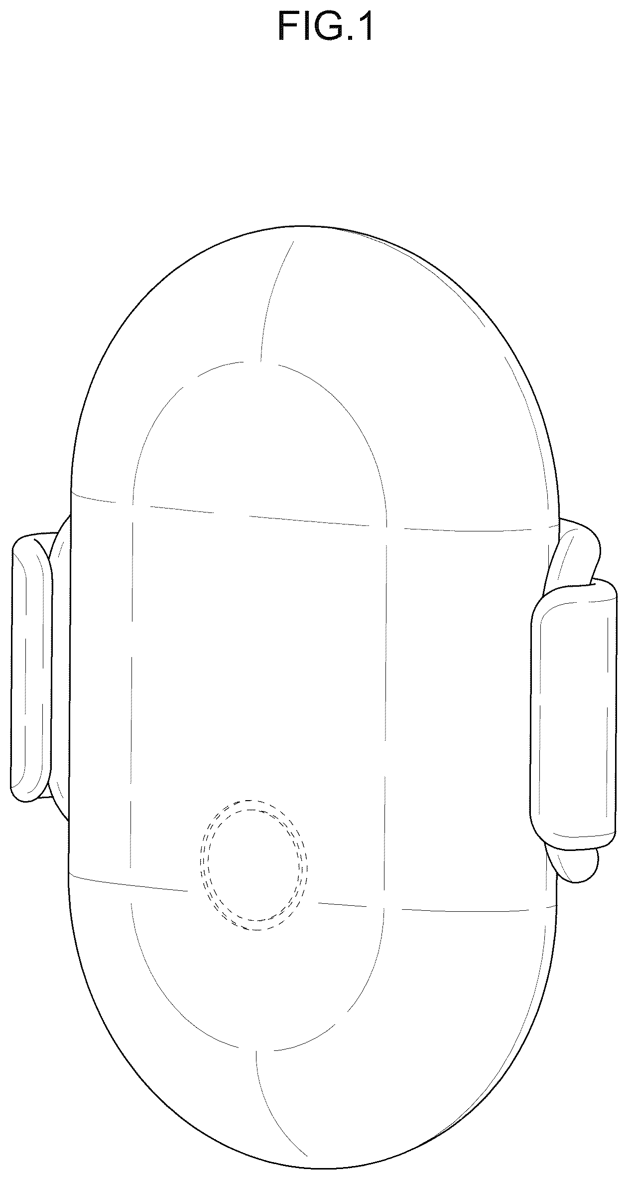 Patent USD1123676 Figure 1 – Case for electronic tag