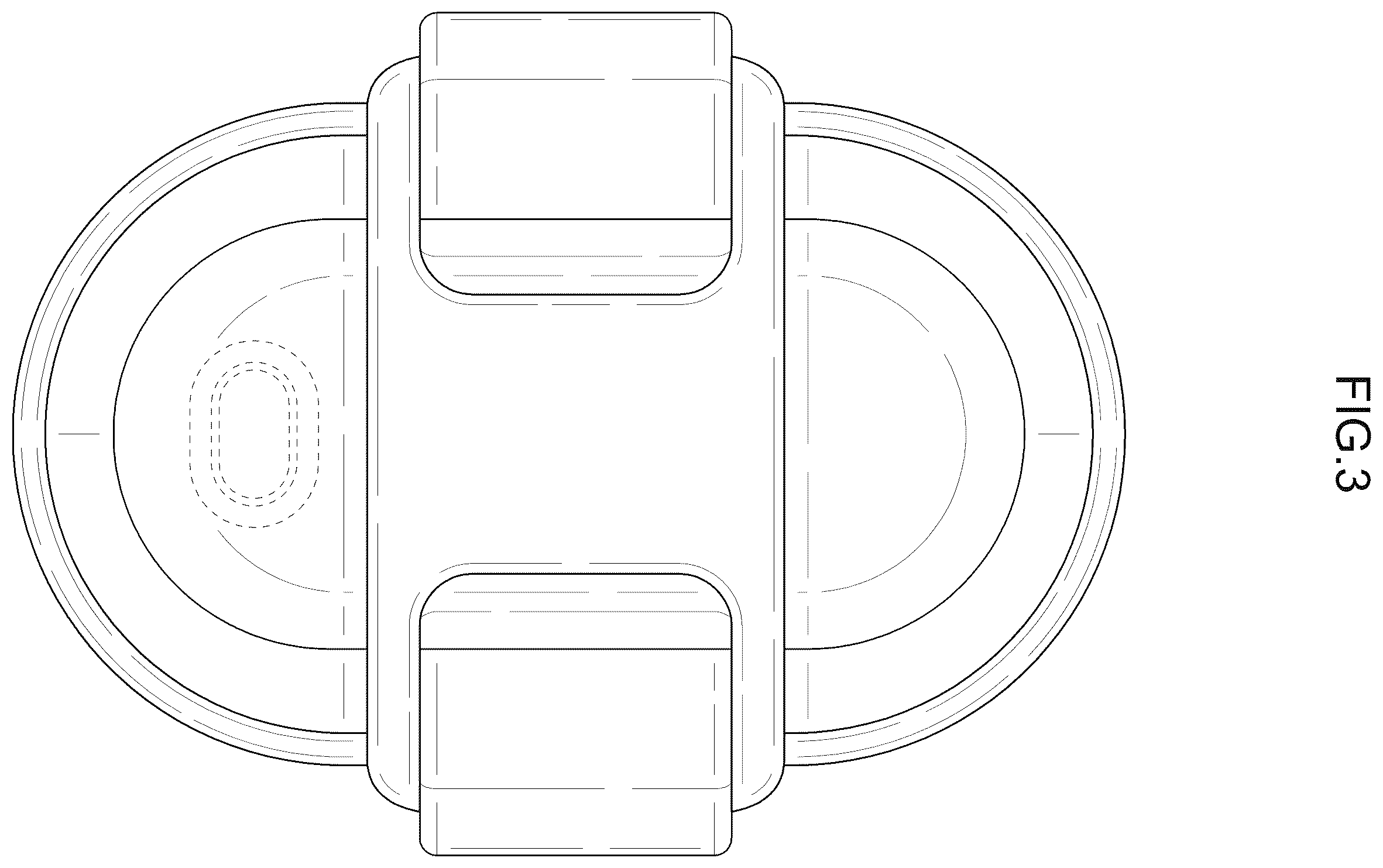 Patent USD1123676 Figure 3 – Case for electronic tag