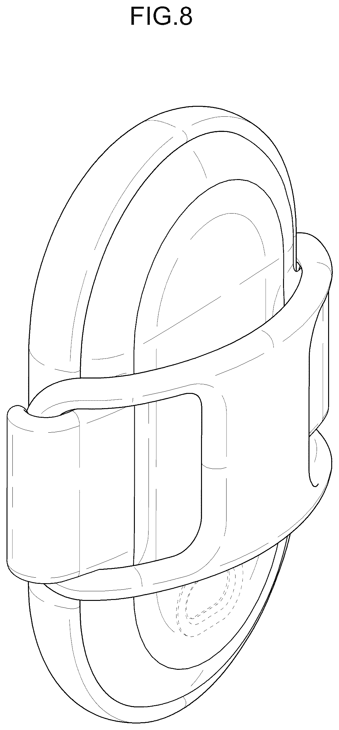 Patent USD1123676 Figure 6 – Case for electronic tag
