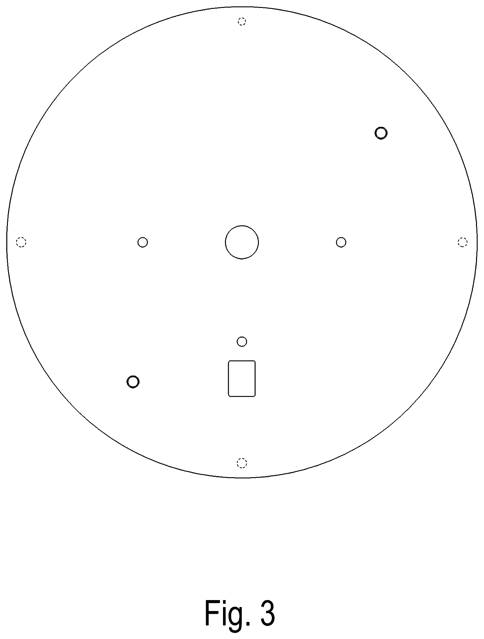 Patent USD1123677 Figure 3 – Dial