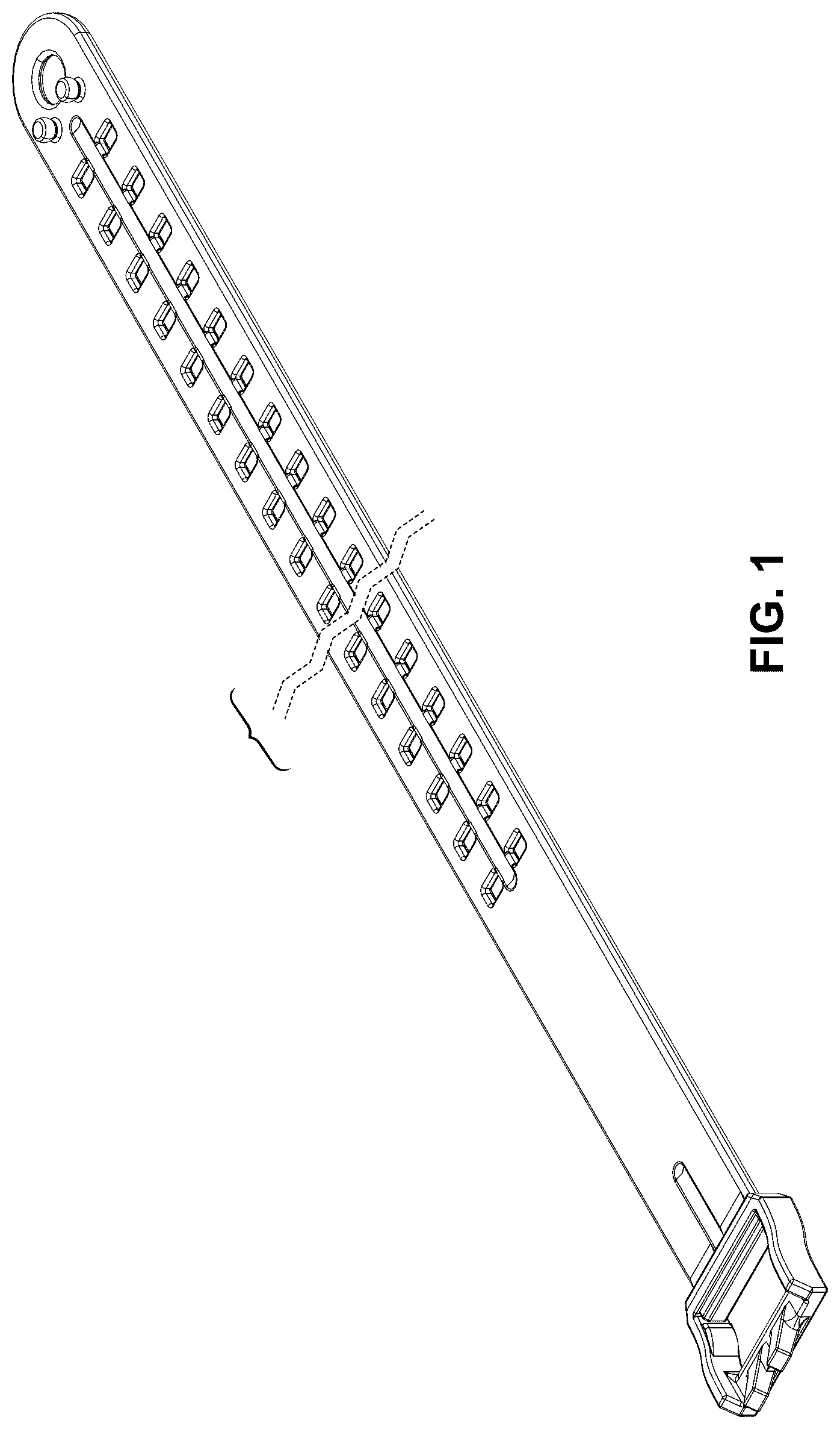 Patent USD1123679 Figure 1 – Strap