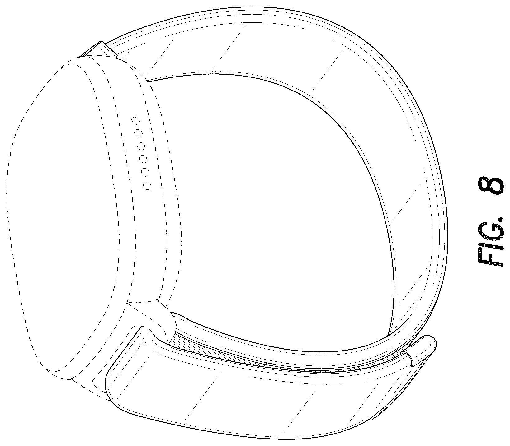 Patent USD1123680 Figure 4 – Band